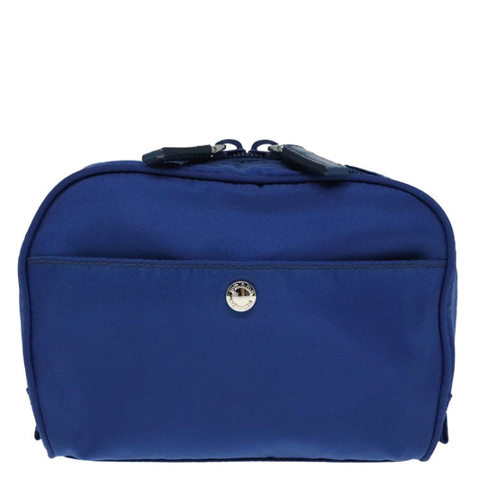 Luxury Prada Pouch Nylon Blue Silver  88220