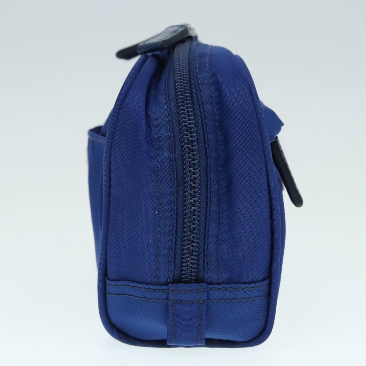 Luxury Prada Pouch Nylon Blue Silver  88220