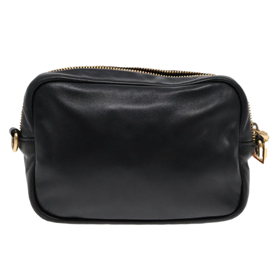 Luxury Prada Ribbon Shoulder Bag Leather Pink Black gold  88221