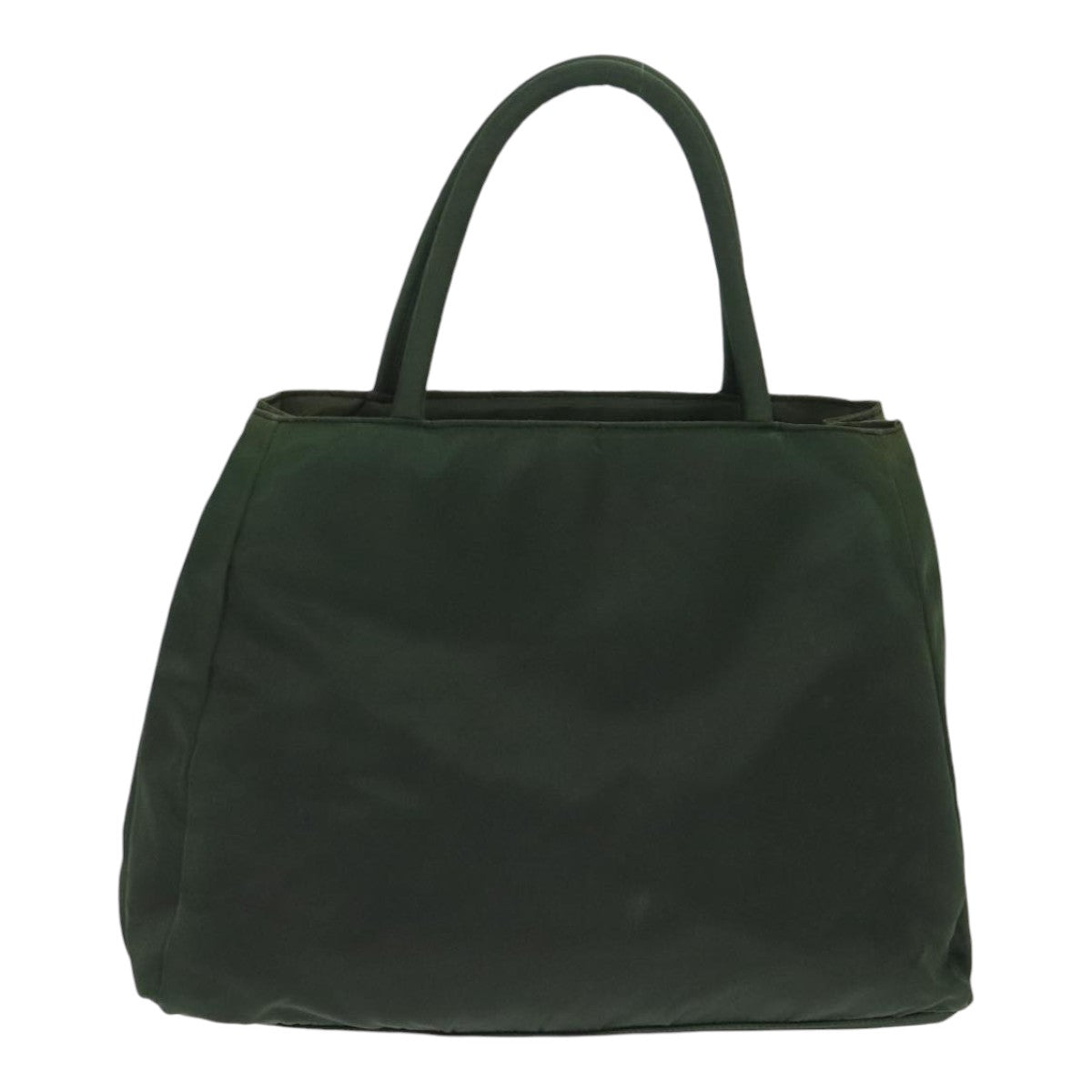 Luxury Prada Hand Bag Nylon Green Silver  88239