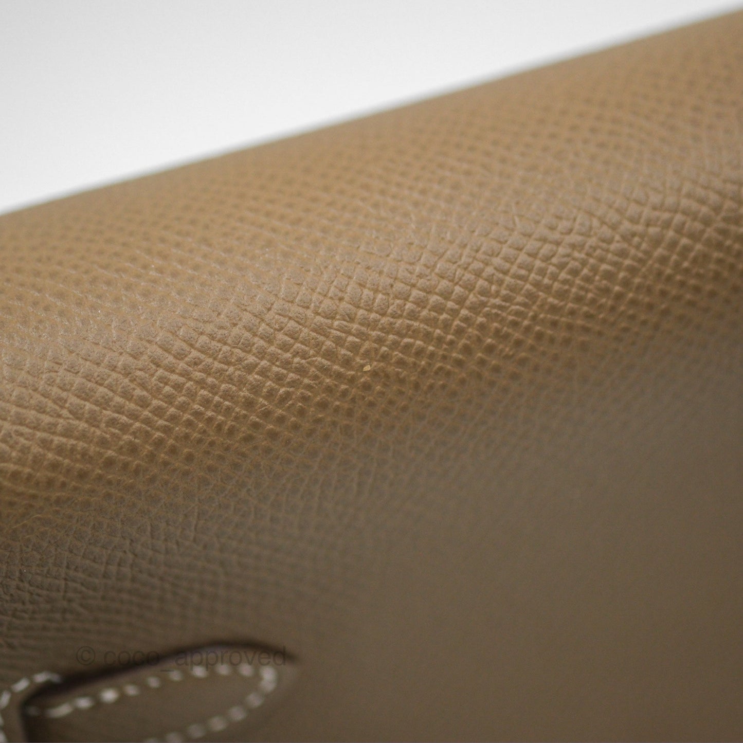 Hermès Kelly To Go Wallet Etoupe 18 Epsom Palladium Hardware