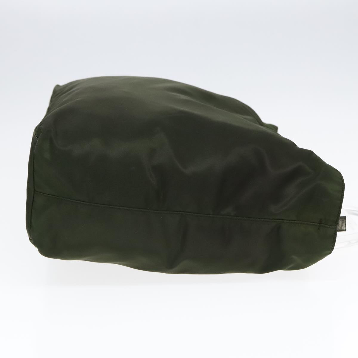 Luxury Prada Hand Bag Nylon Green Clear Silver  88240