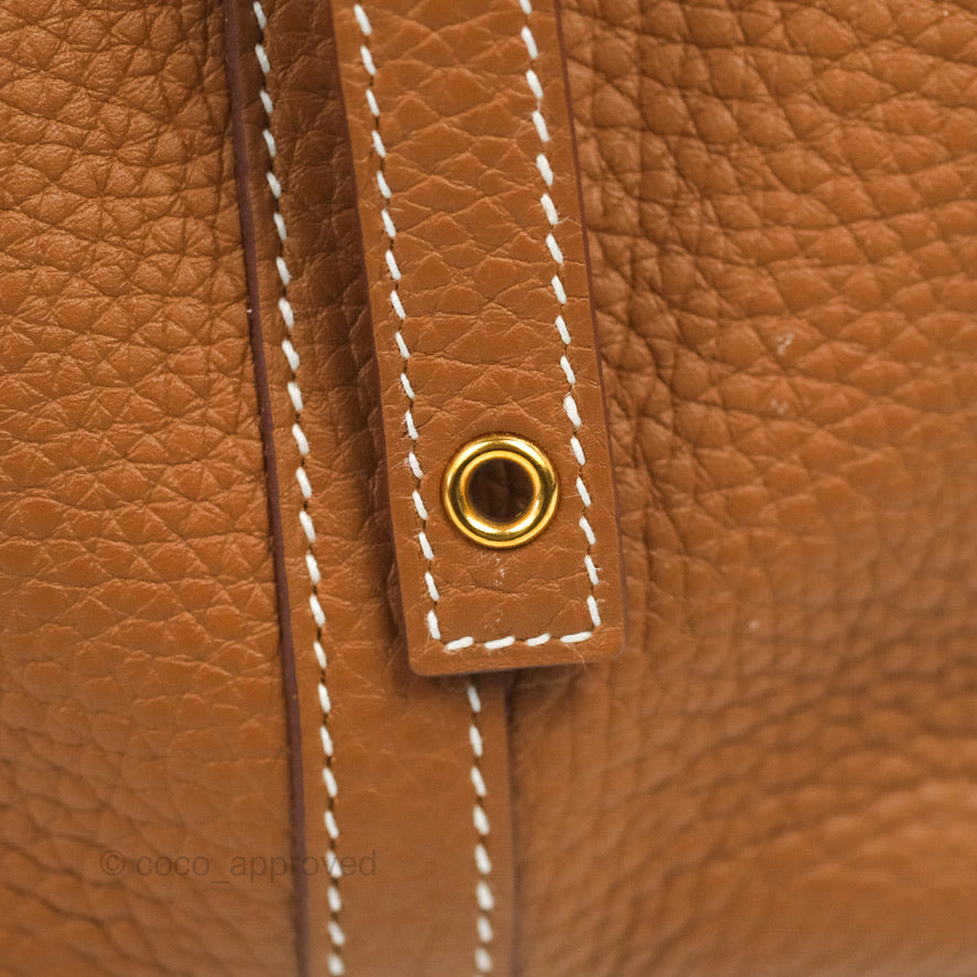 Hermès Picotin Lock 18 PM Gold Clemence Gold Hardware