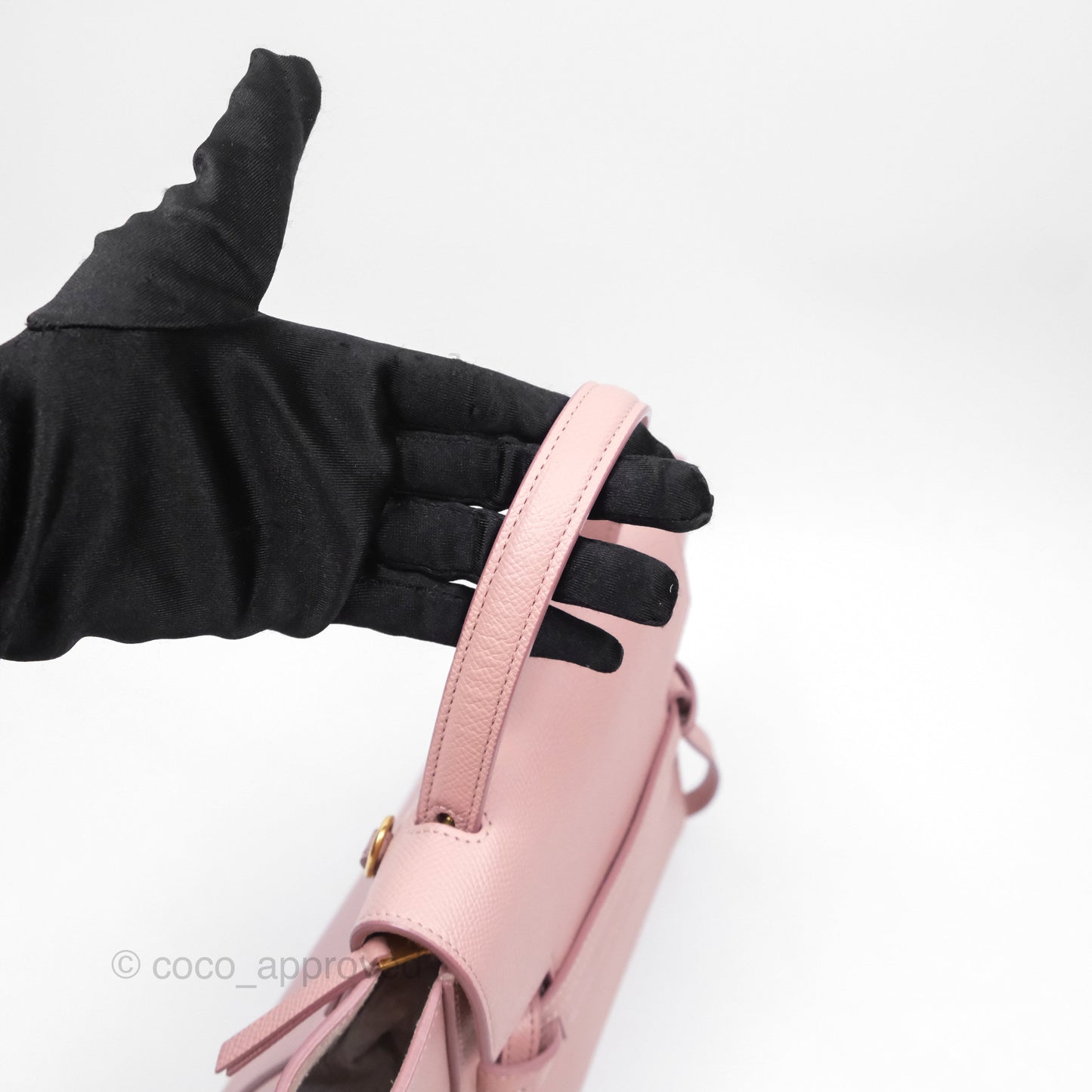 Celine Nano Belt Bag Pink Grained Calfskin Gold Hardware