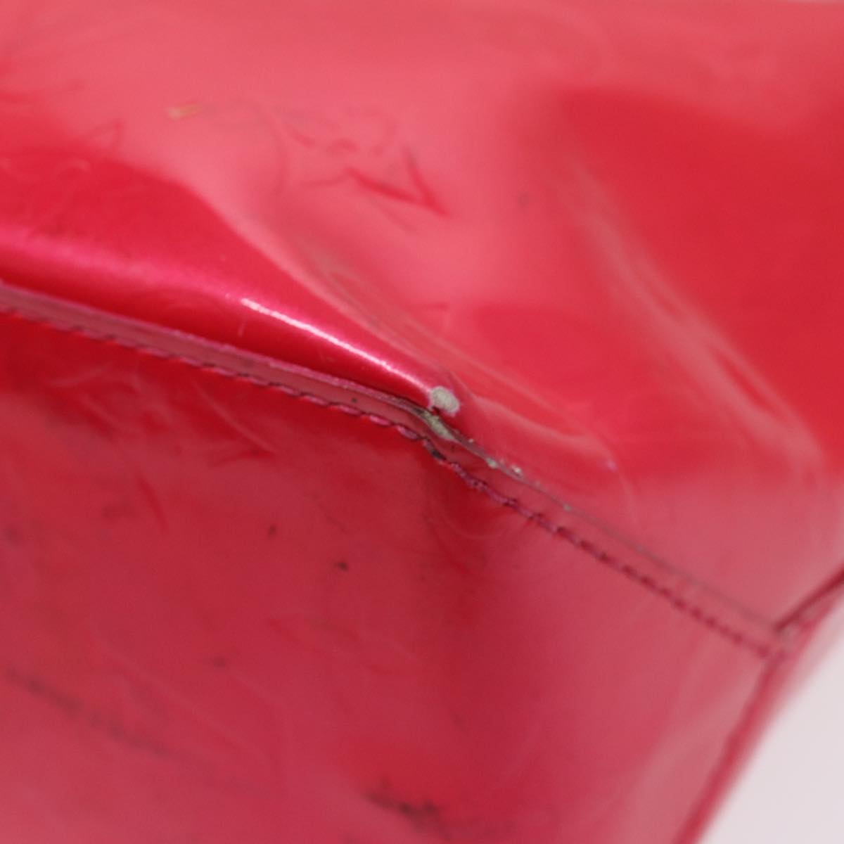 LOUIS VUITTON Monogram Vernis Reade PM Hand Bag Pink Fuchsia M91221 88300