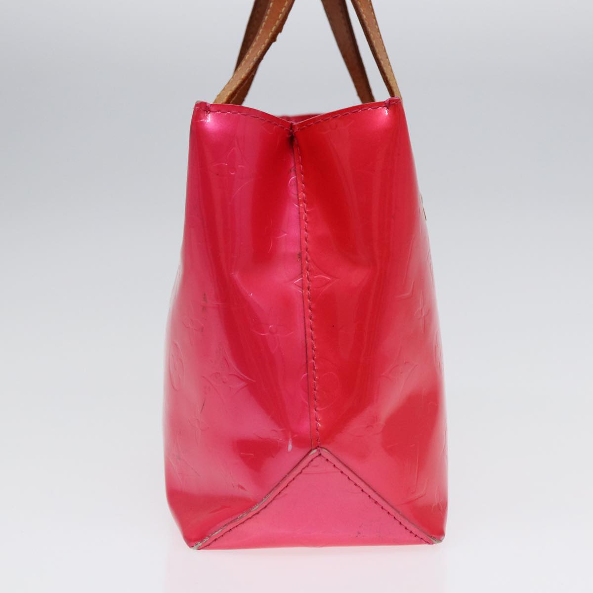 LOUIS VUITTON Monogram Vernis Reade PM Hand Bag Pink Fuchsia M91221 88300