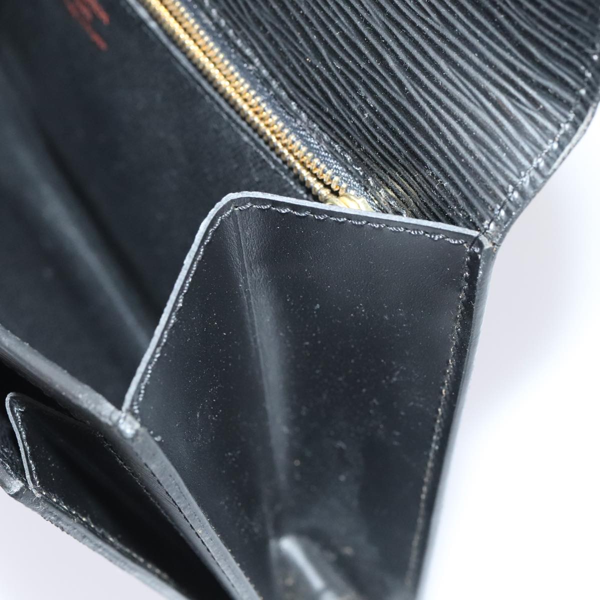 LOUIS VUITTON Epi Serie Dragonne Hand Bag Black Noir M52612 LV 88322