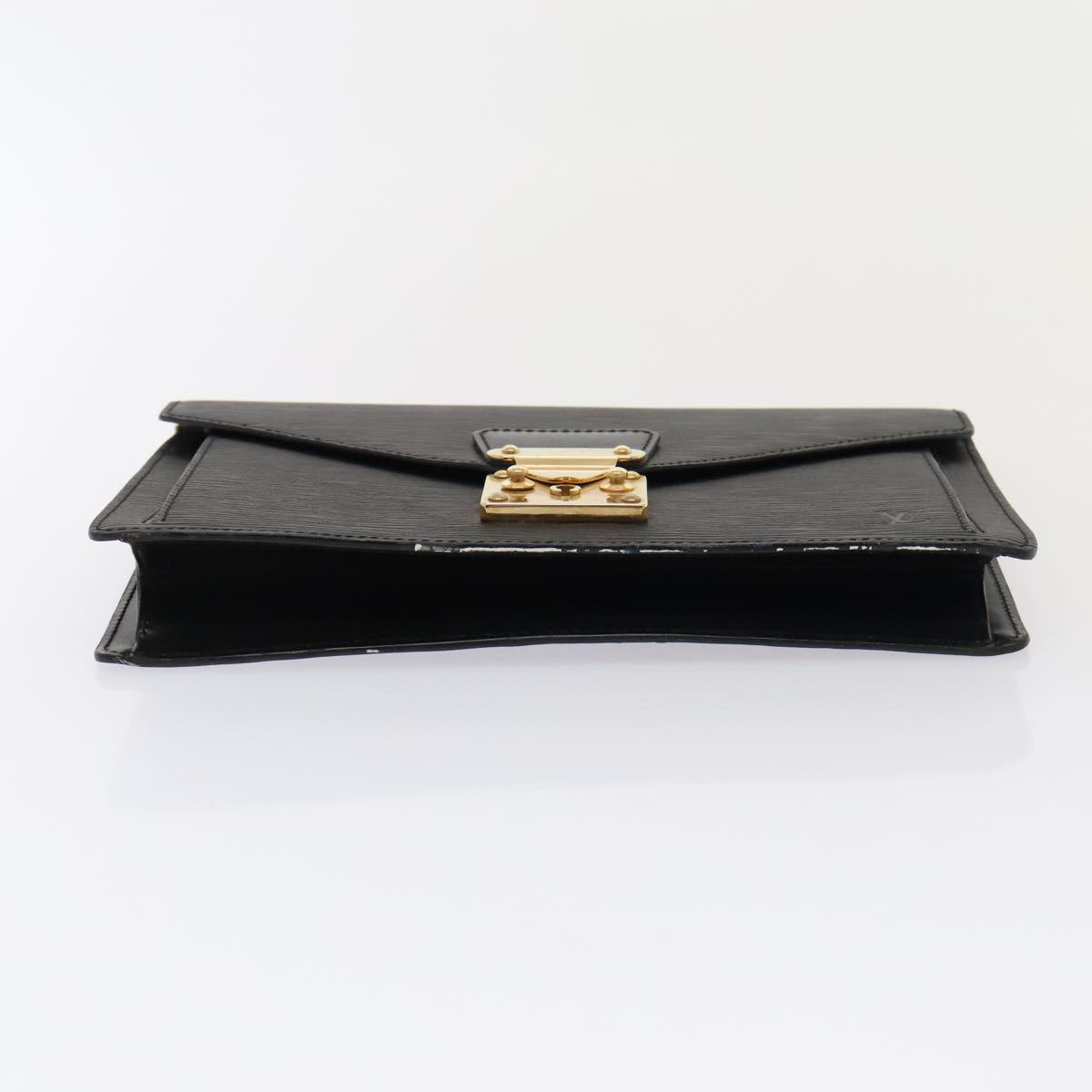 LOUIS VUITTON Epi Serie Dragonne Hand Bag Black Noir M52612 LV 88322