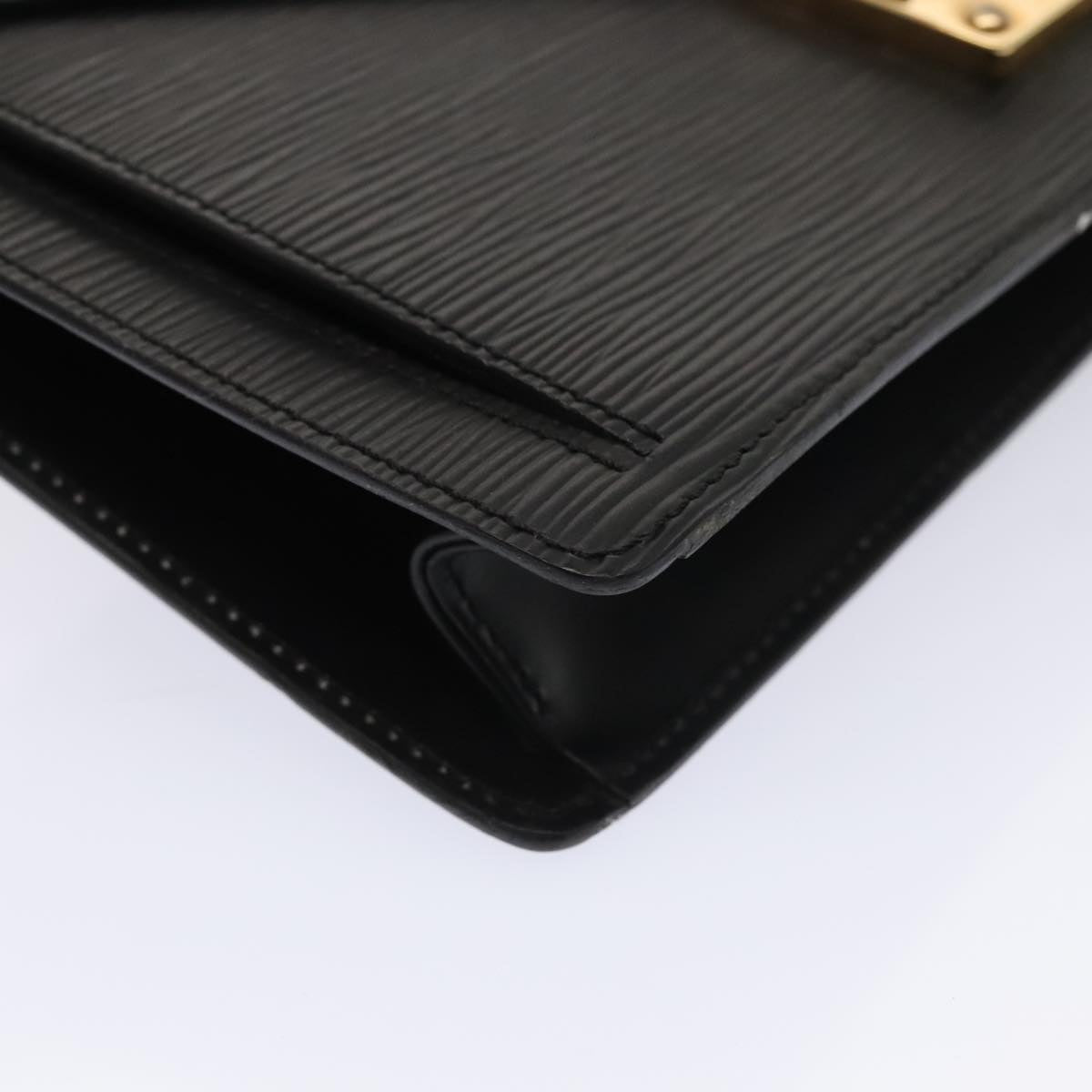 LOUIS VUITTON Epi Serie Dragonne Hand Bag Black Noir M52612 LV 88322