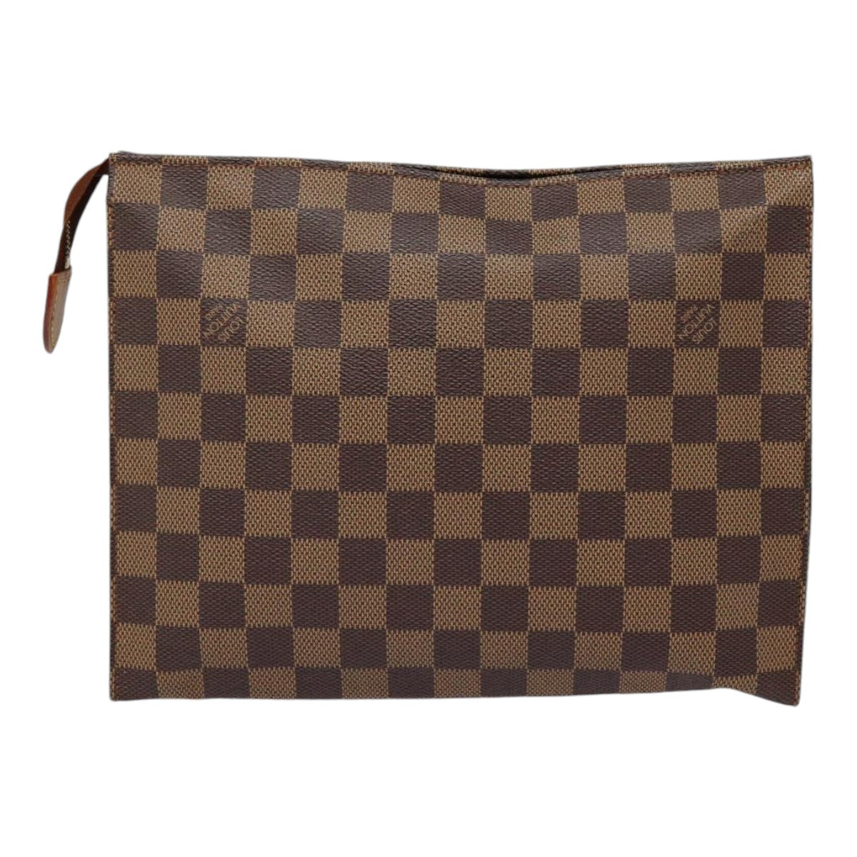 LOUIS VUITTON Damier Ebene Poche Toilette 26 Pouch N47543 LV 88332