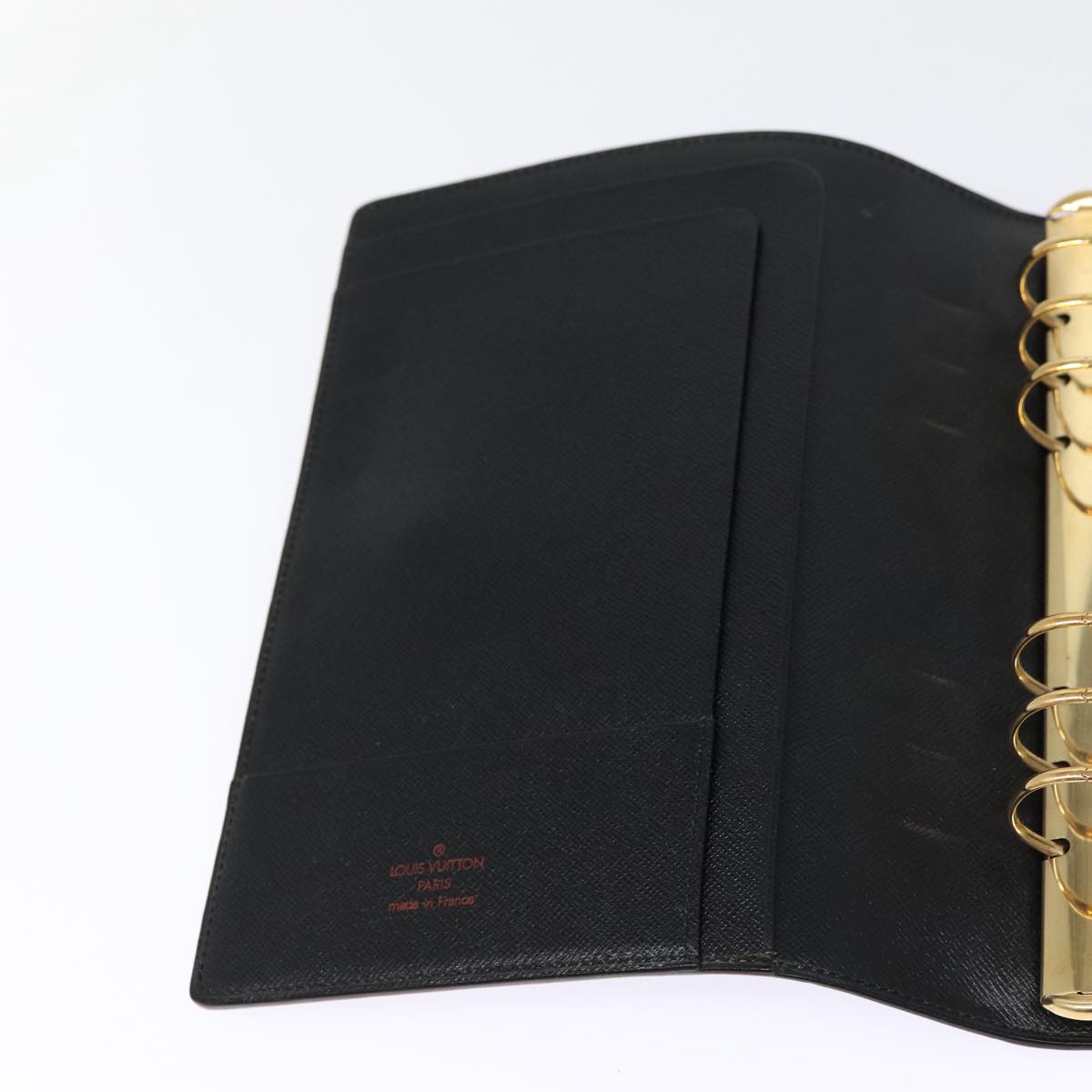 LOUIS VUITTON Epi Agenda GM Day Planner Cover Black R20212 LV 88333
