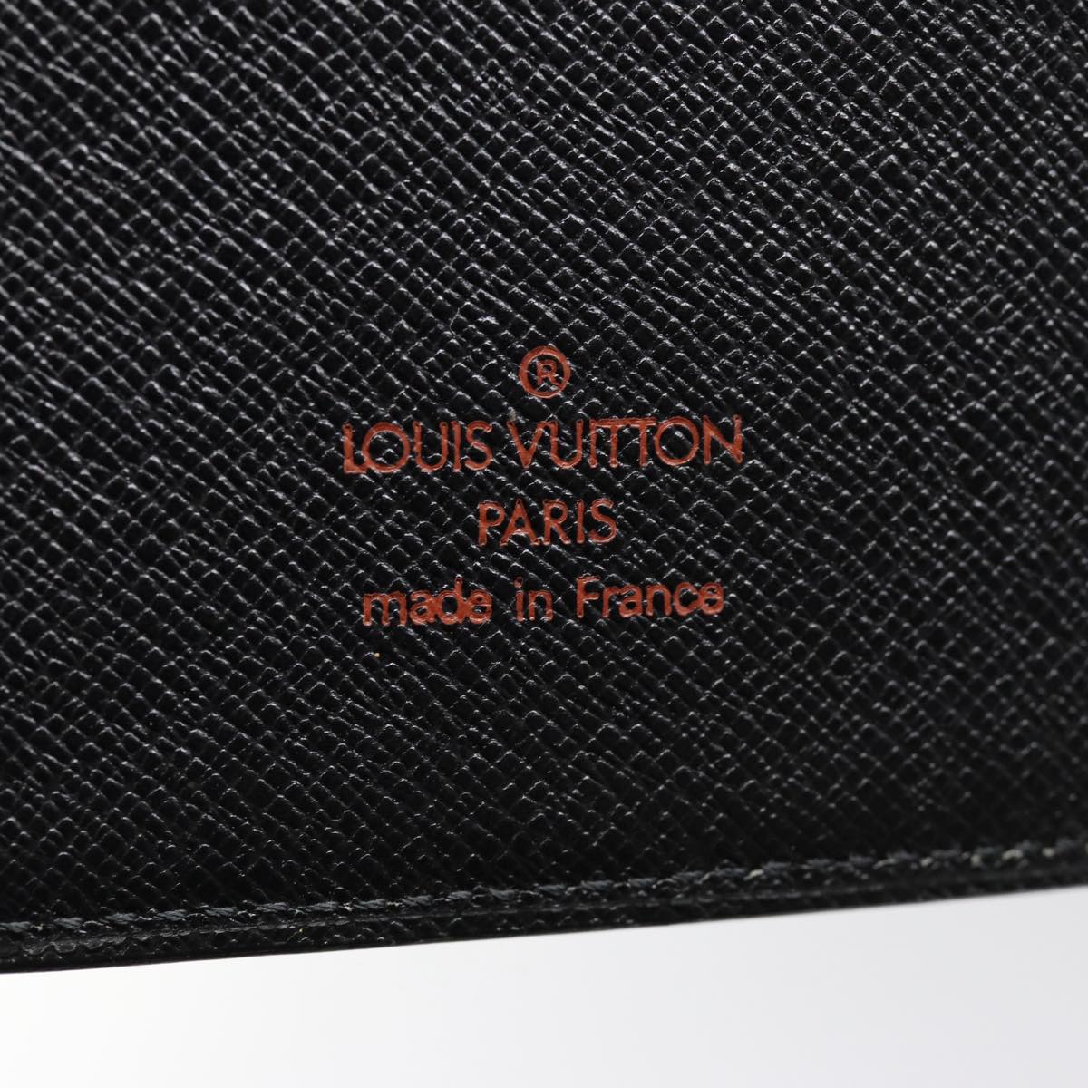 LOUIS VUITTON Epi Agenda GM Day Planner Cover Black R20212 LV 88333