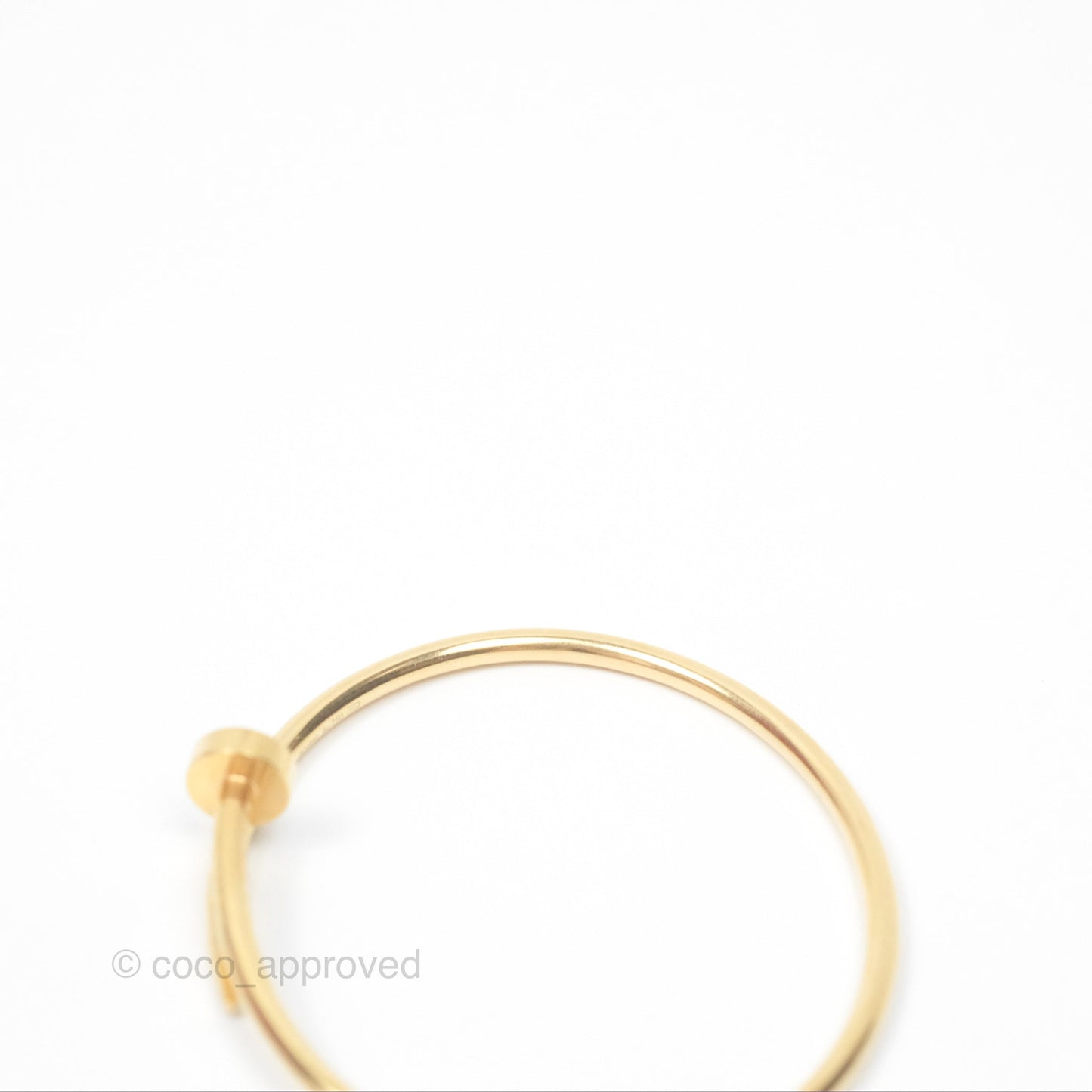 Cartier Small Juste Un Clou Bracelet 18K Yellow Gold