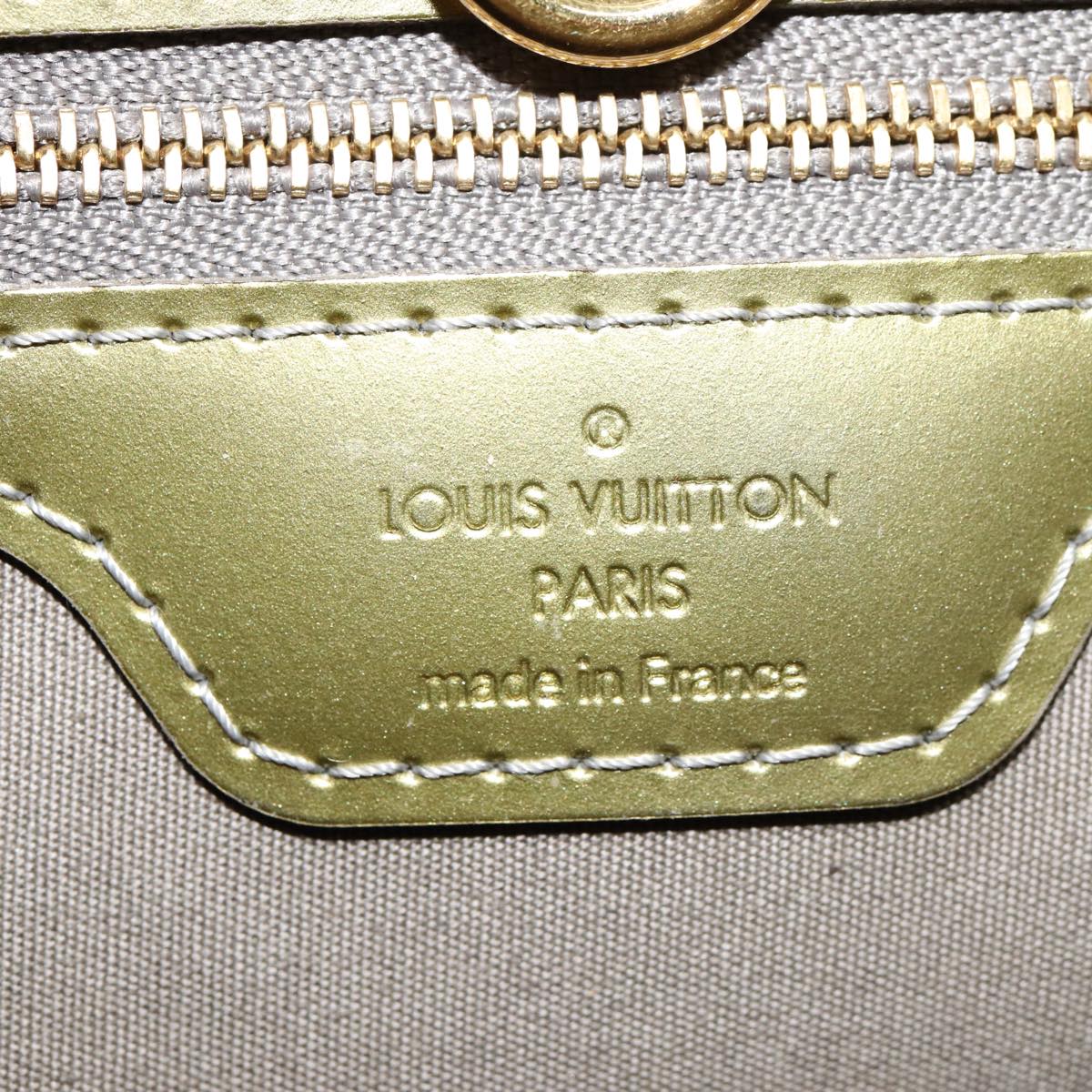 LOUIS VUITTON Monogram Vernis Wilshire PM Bag Gris Art Deco M91627 LV 88363