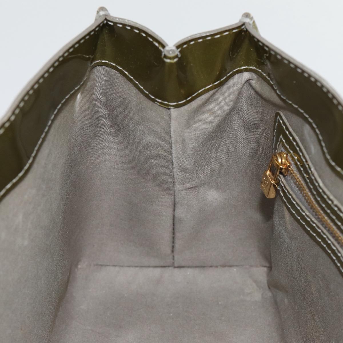 LOUIS VUITTON Monogram Vernis Wilshire PM Bag Gris Art Deco M91627 LV 88363
