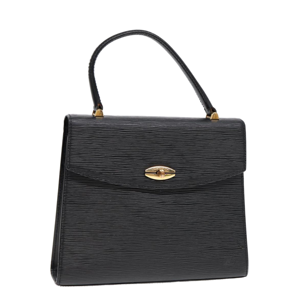 LOUIS VUITTON Epi Malesherbes Hand Bag Black M52372 LV 88398