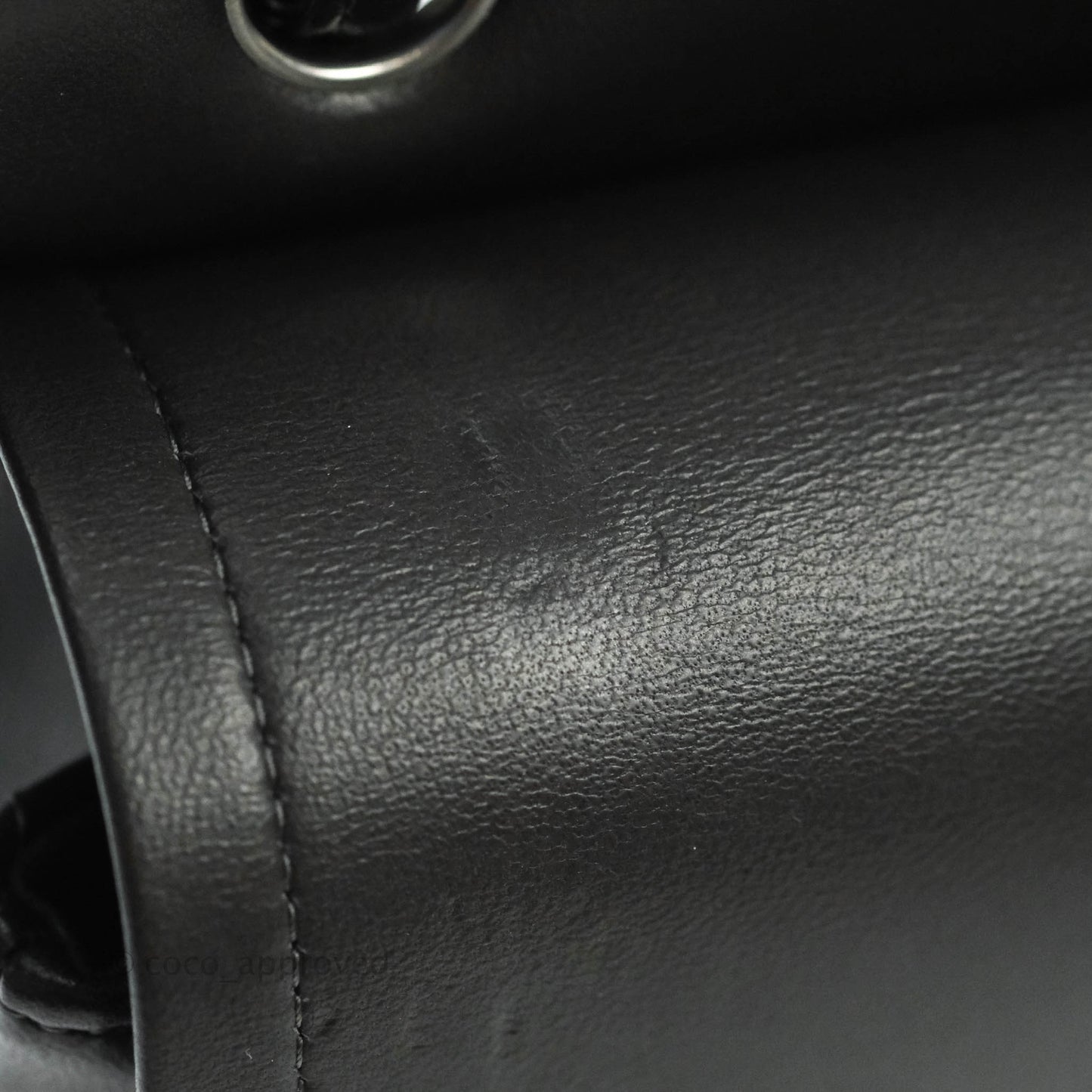 Chanel Jumbo Double Flap Dark Grey Lambskin Silver Hardware⁣⁣