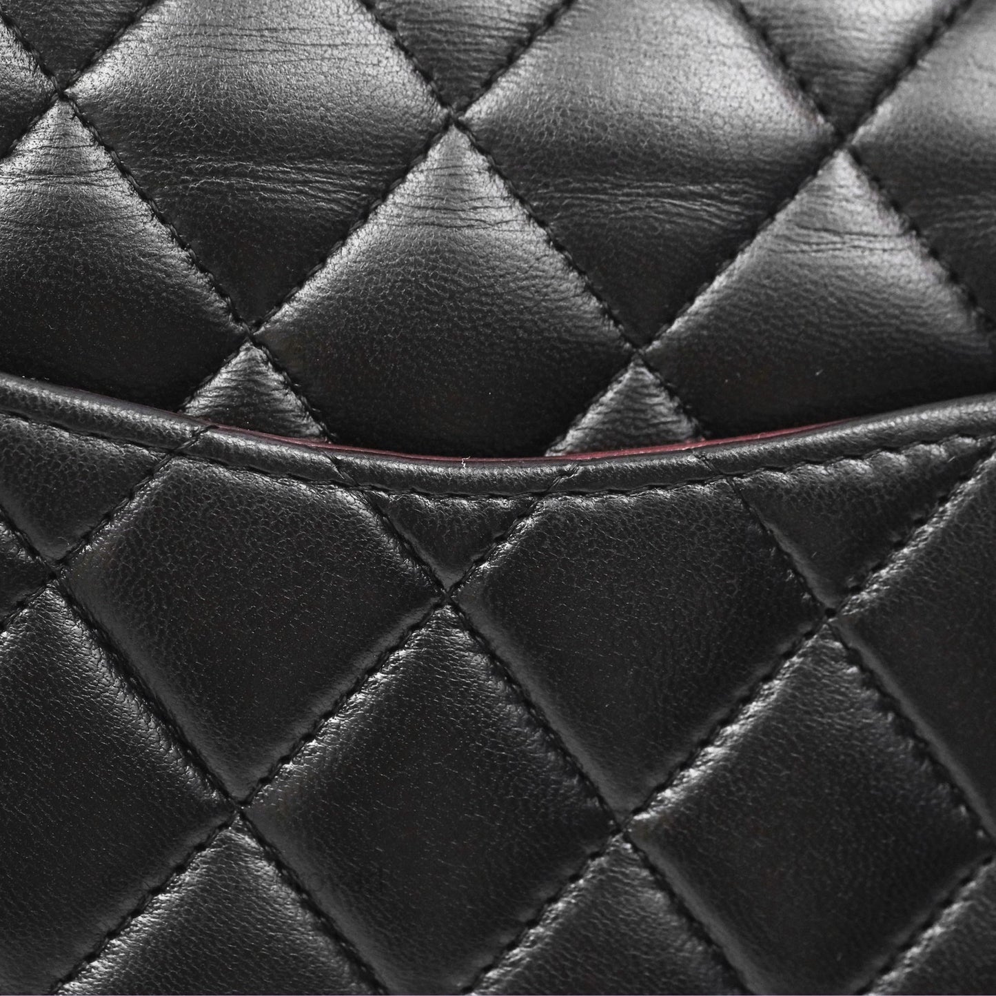 Chanel Classic M/L Medium Flap Quilted Black Lambskin 24K Gold Hardware