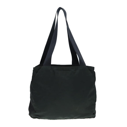 Luxury Prada Tote Bag Nylon Khaki Silver  88404