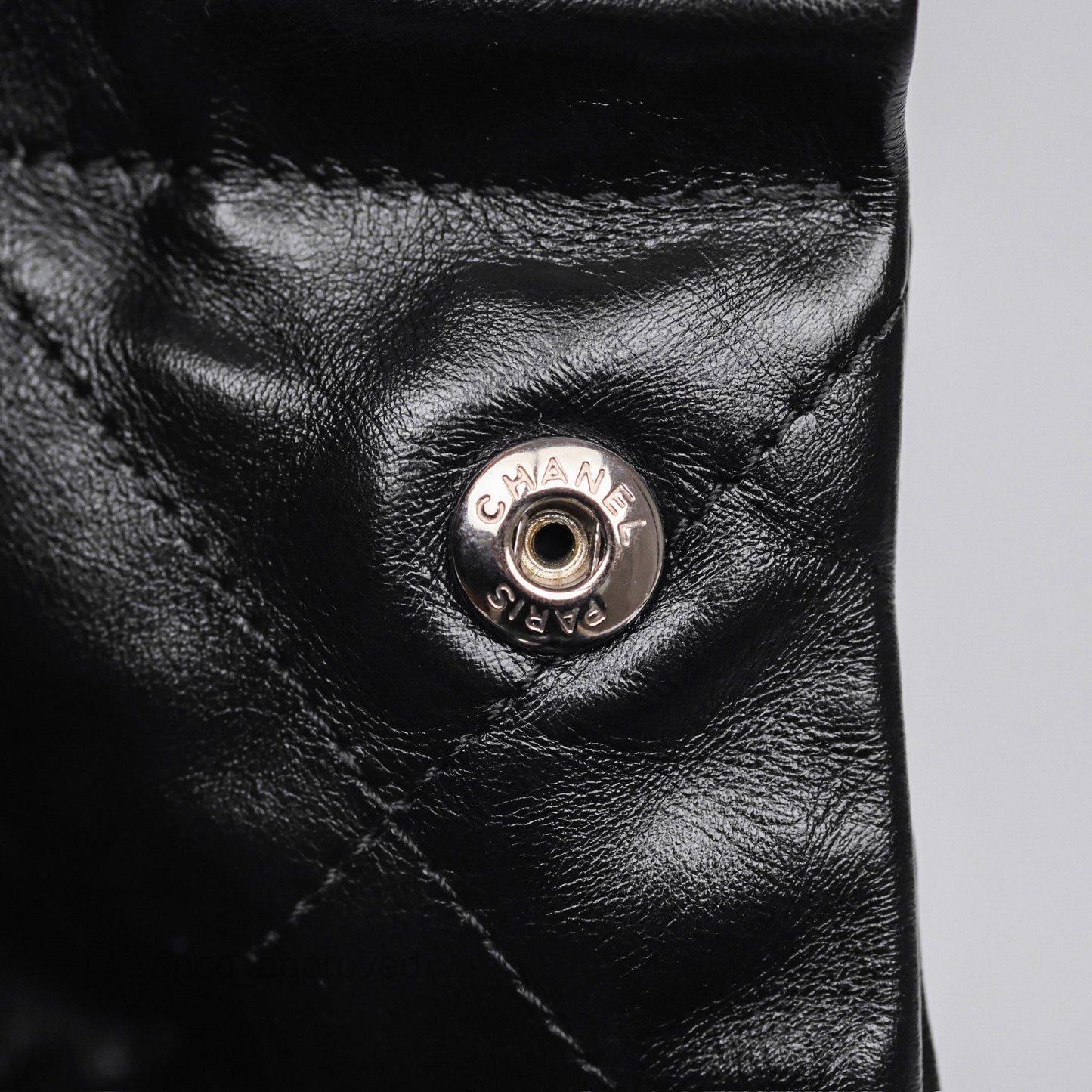 Chanel 22 Small Quilted So Black Shiny Crumpled Calfskin