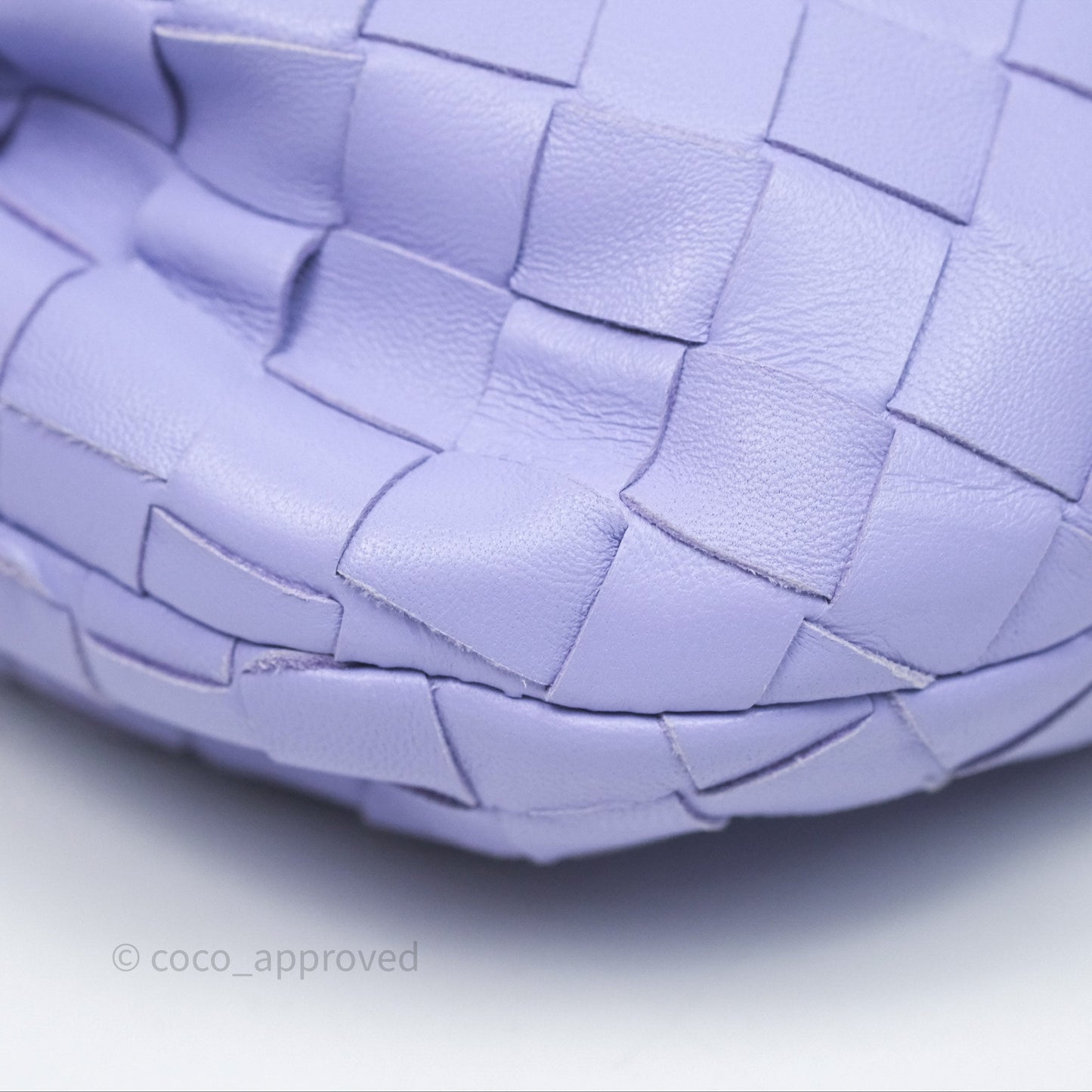 Bottega Veneta Mini Jodie Bag Purple Intrecciato Lambskin