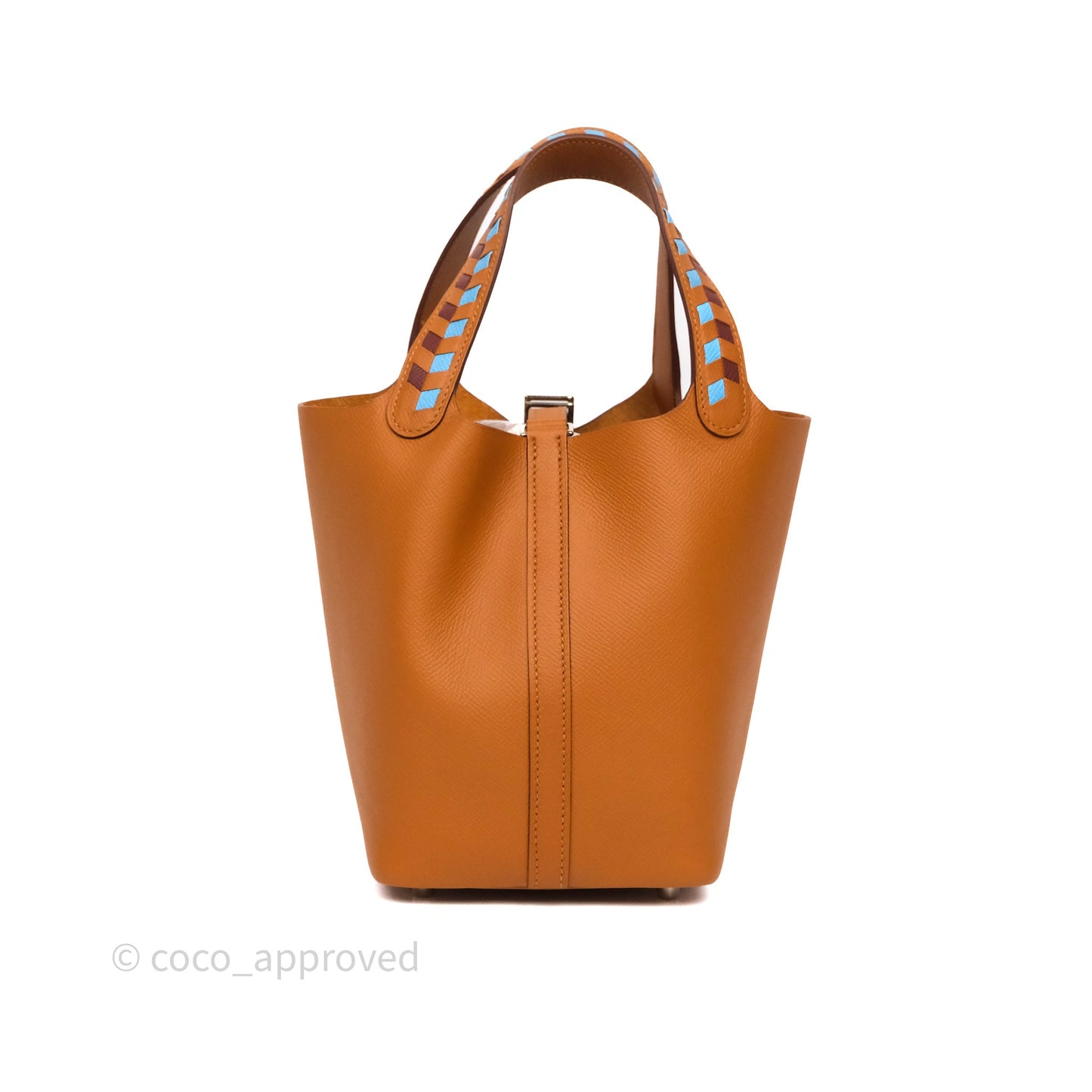Hermès Picotin 18 Tressage Gold Epsom Palladium Hardware