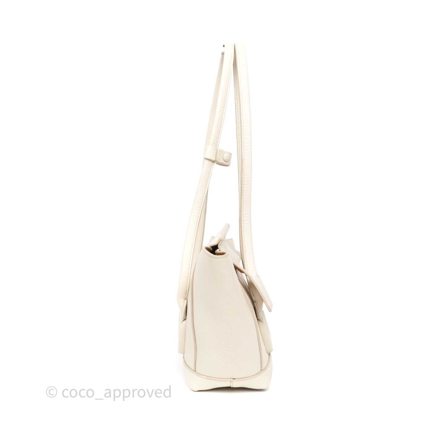 Bottega Veneta Small Arco Plaster Grainy Calfskin