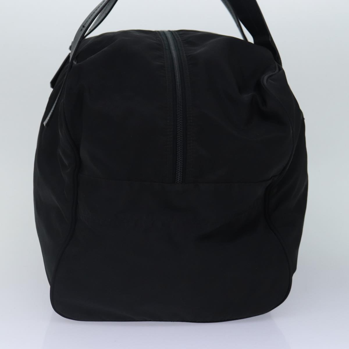 Luxury Prada Boston Bag Nylon Black Silver  88528