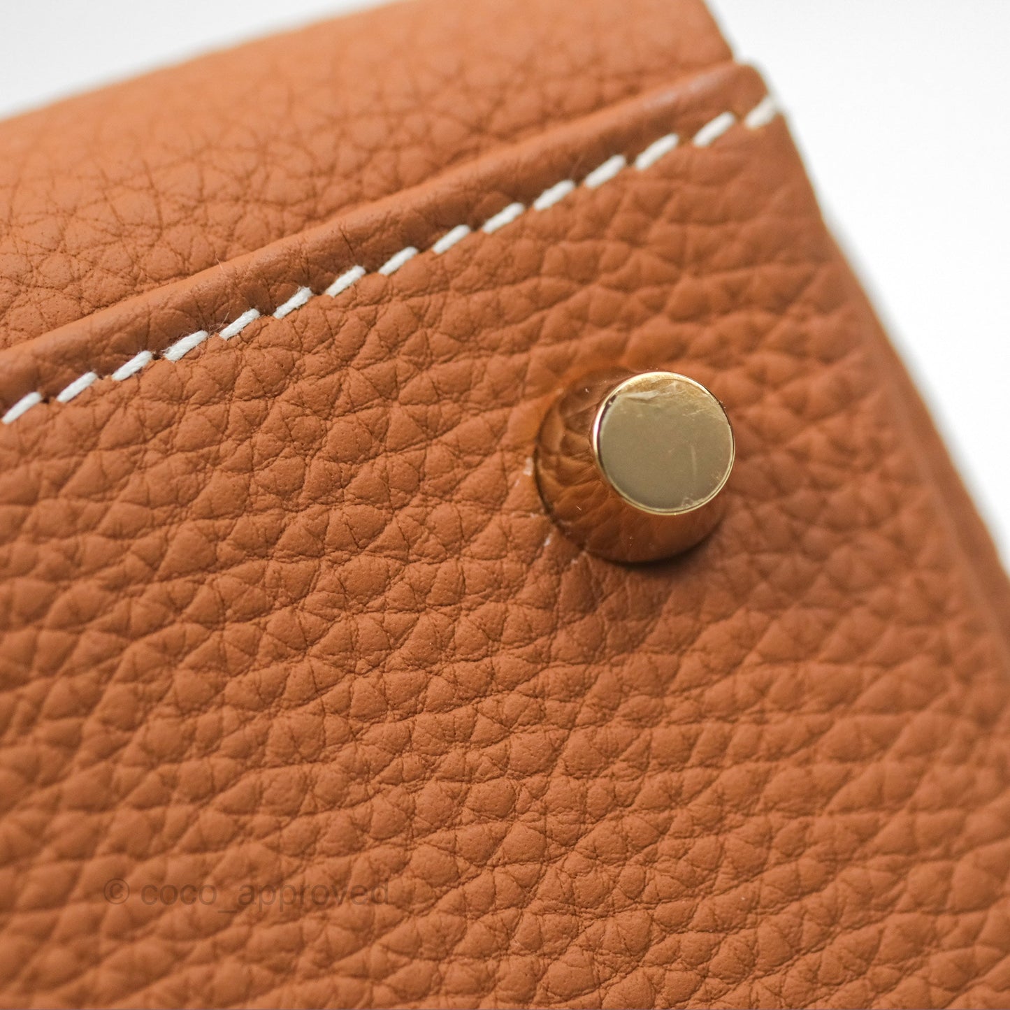 Hermès Kelly 28 Retourne Gold Togo Gold Hardware