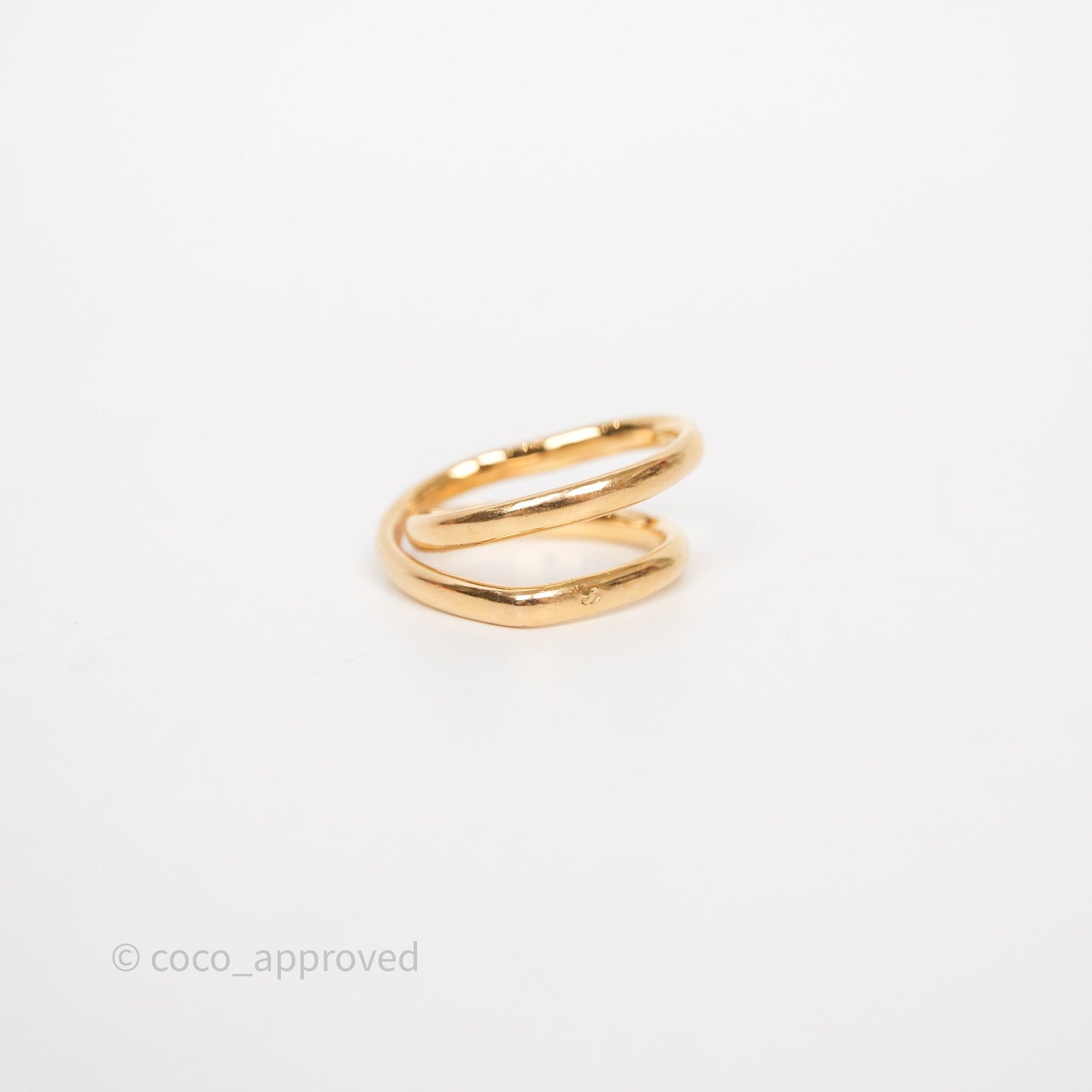 Hermès Vertige Coeur Gold Ring 51MM