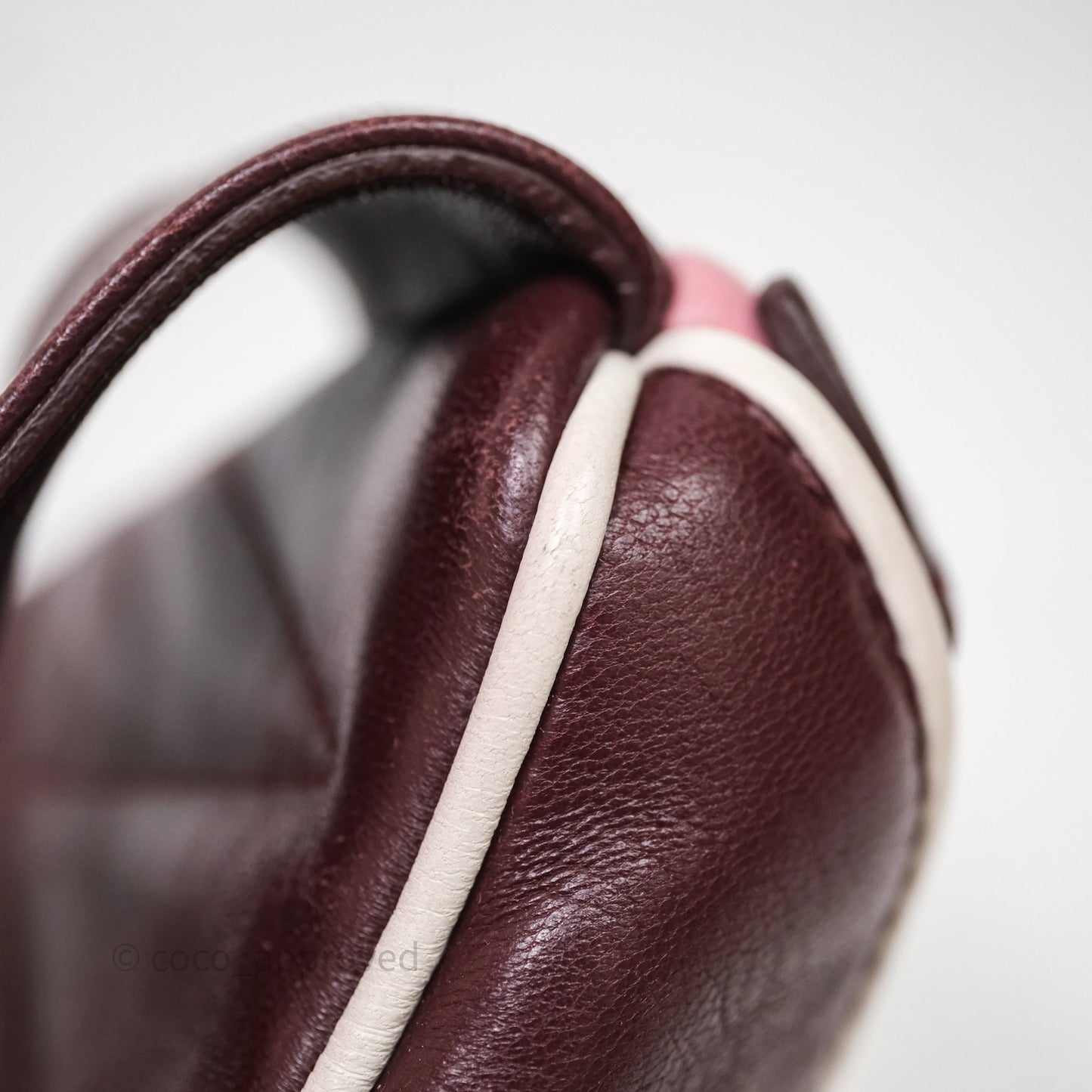 Miu Miu Bumbag Burgundy/Pink Gold Hardware