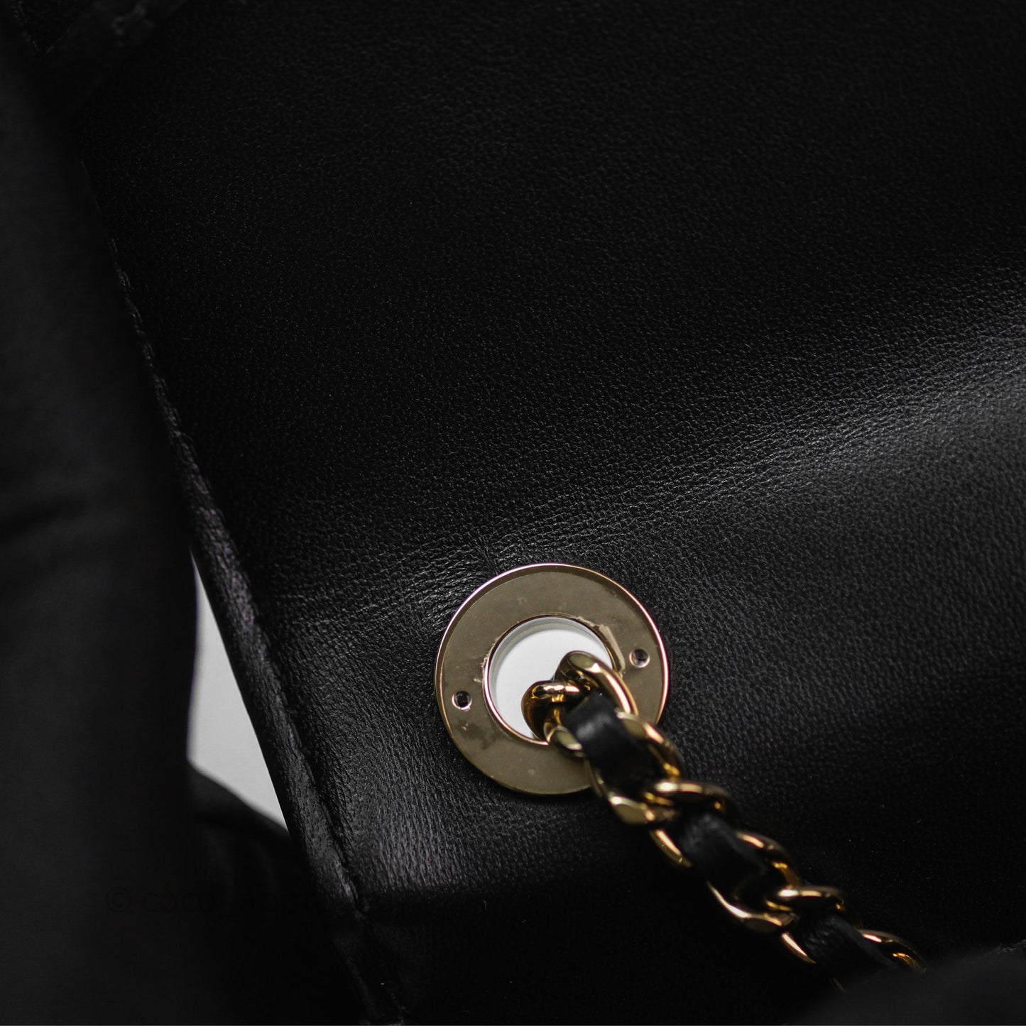 Chanel Trendy CC WOC Wallet on Chain Black Lambskin Gold Hardware