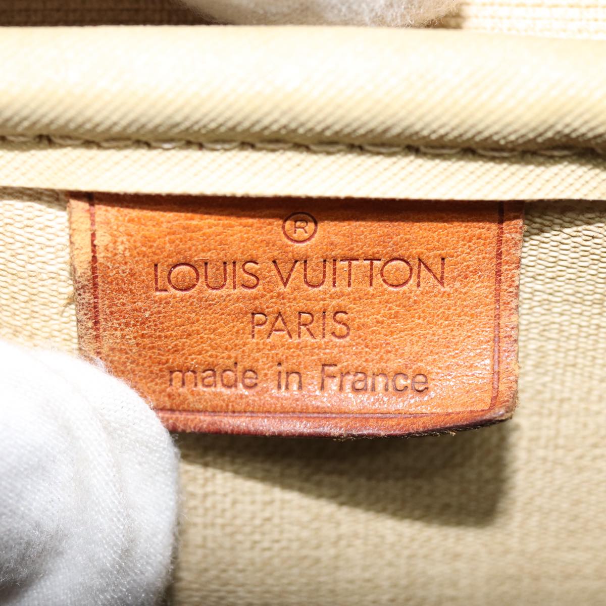 LOUIS VUITTON Monogram Deauville Hand Bag M47270 LV 88634