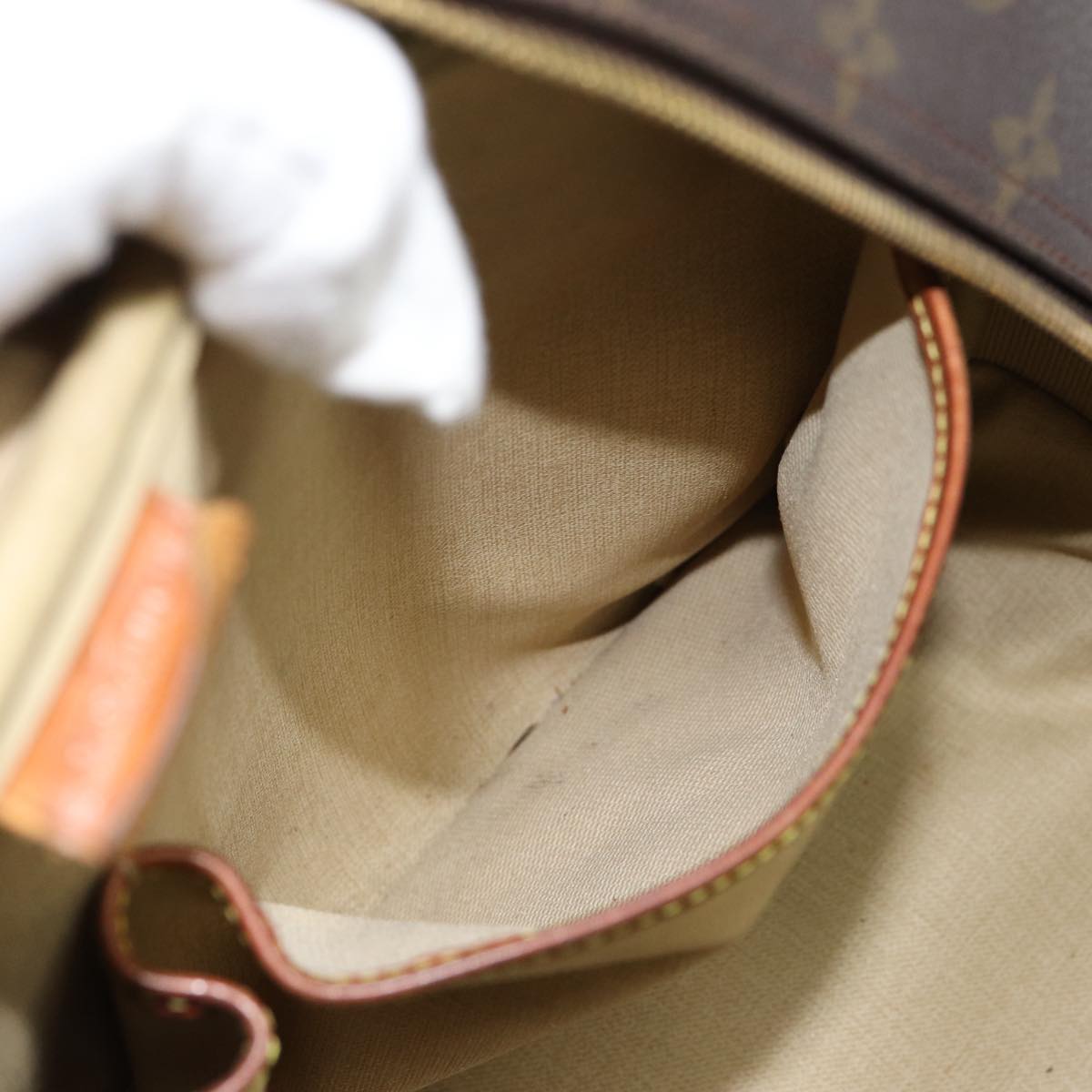 LOUIS VUITTON Monogram Deauville Hand Bag M47270 LV 88634