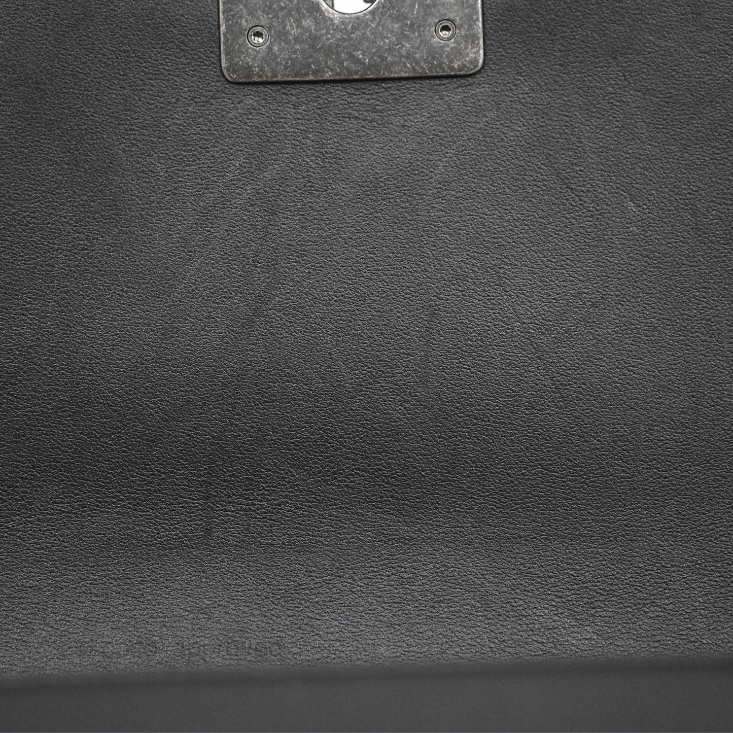 Chanel Boy Quilted Medium Black Calfskin Ruthenium Hardware