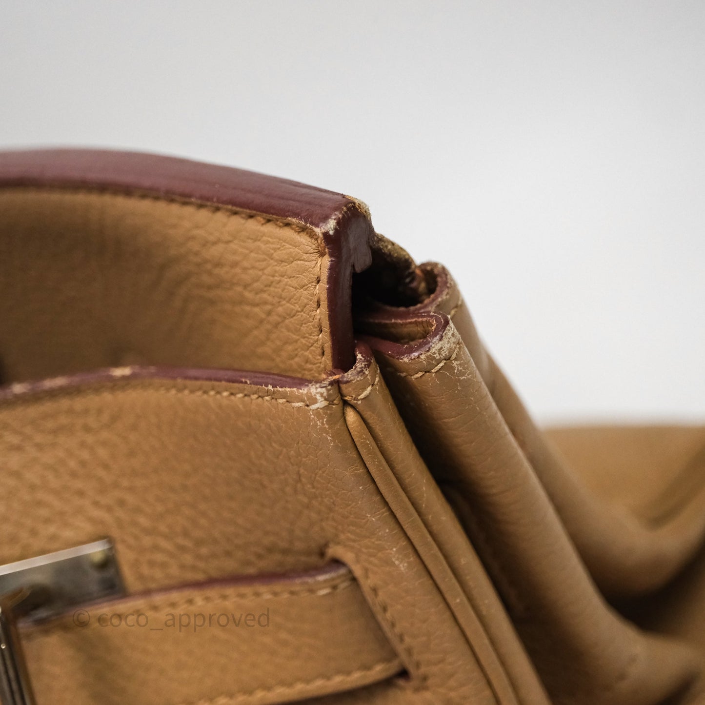 Hermès Birkin JPG Shoulder Bag 42 Tabac Camel 24 Palladium Hardware