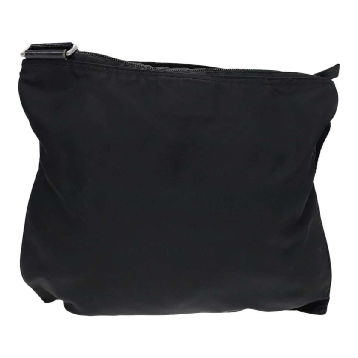 Luxury Prada Shoulder Bag Nylon Black Silver  88678