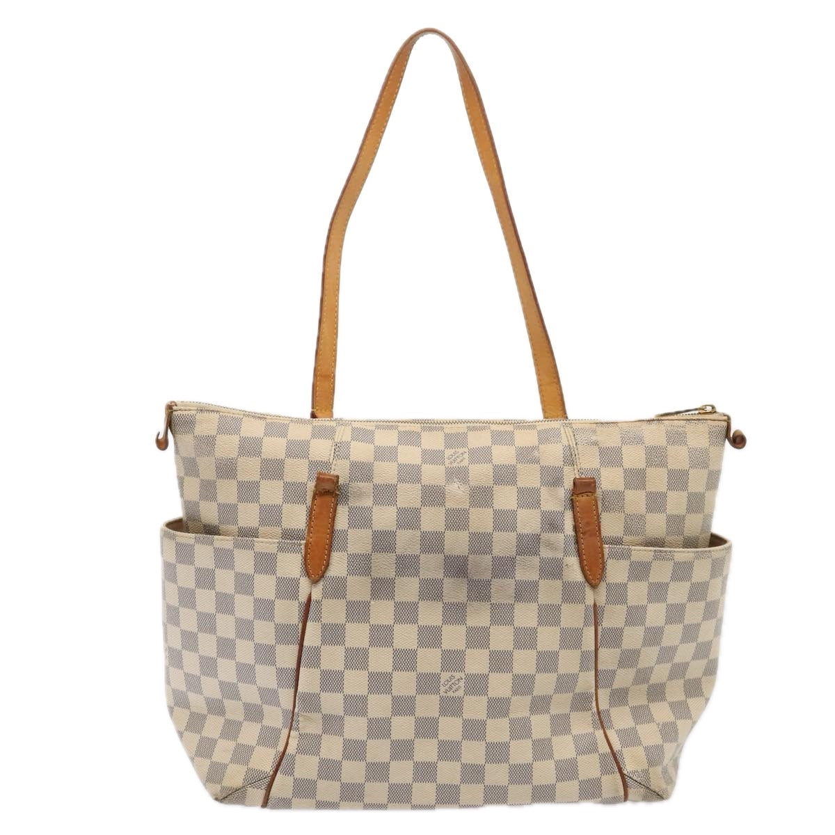 LOUIS VUITTON Damier Azur Totally PM Tote Bag N41280 LV 88688