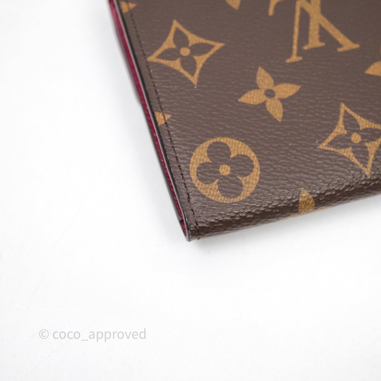 Louis Vuitton Emilie Wallet Monogram Canvas Fuchsia Pink