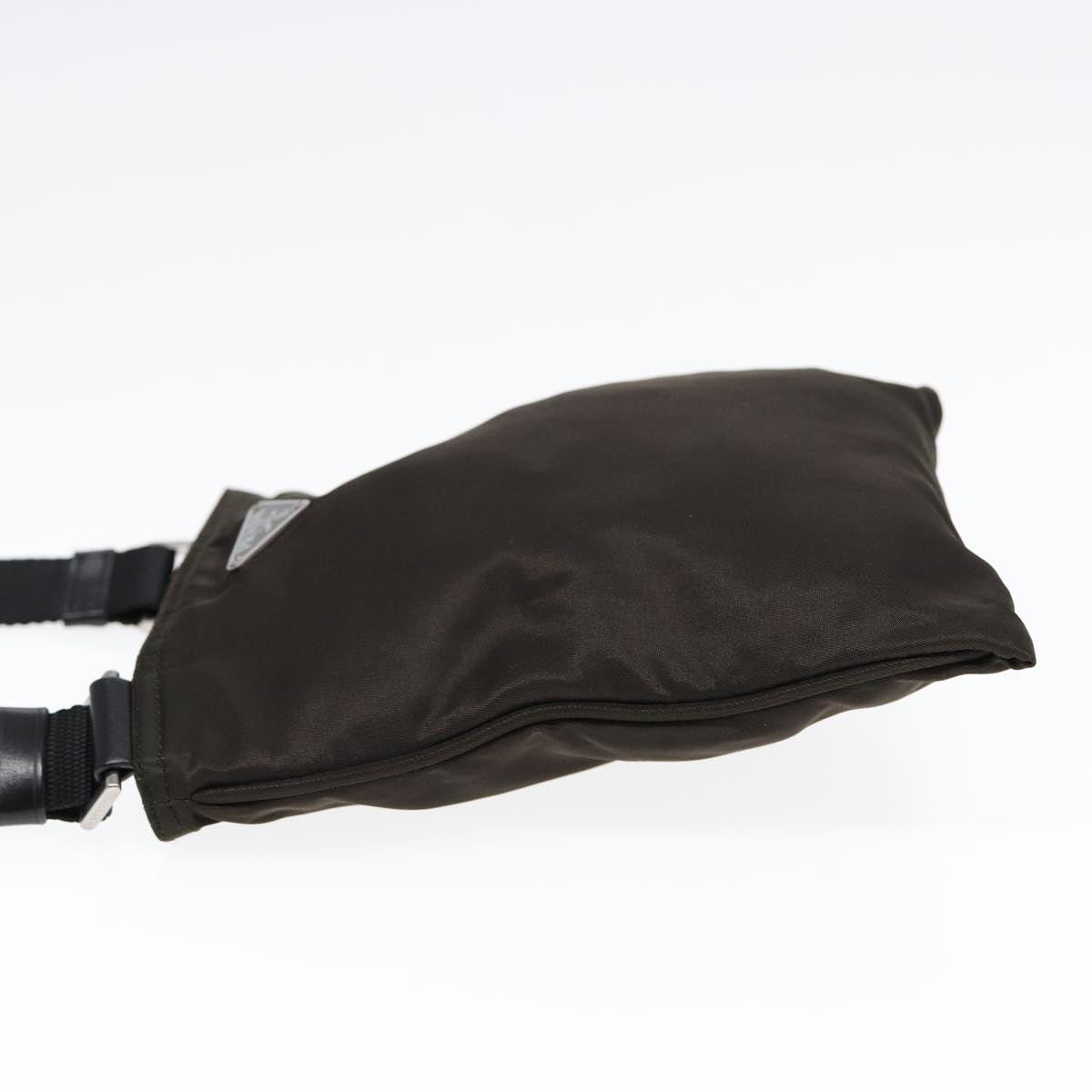 Luxury Prada Shoulder Bag Nylon Black Silver  88741