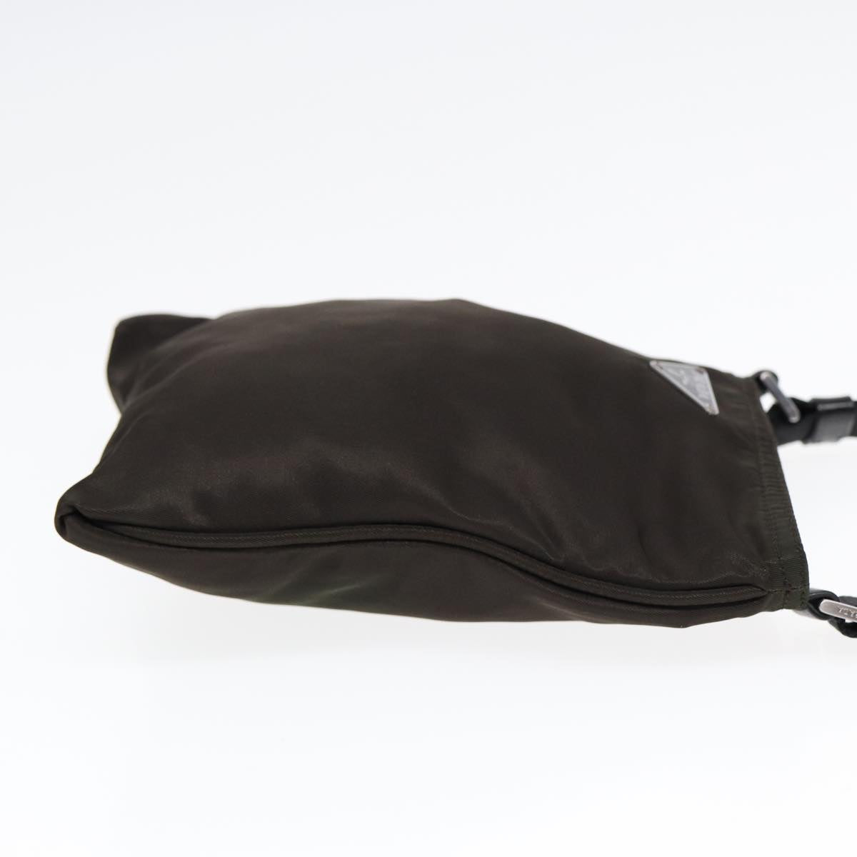 Luxury Prada Shoulder Bag Nylon Black Silver  88741