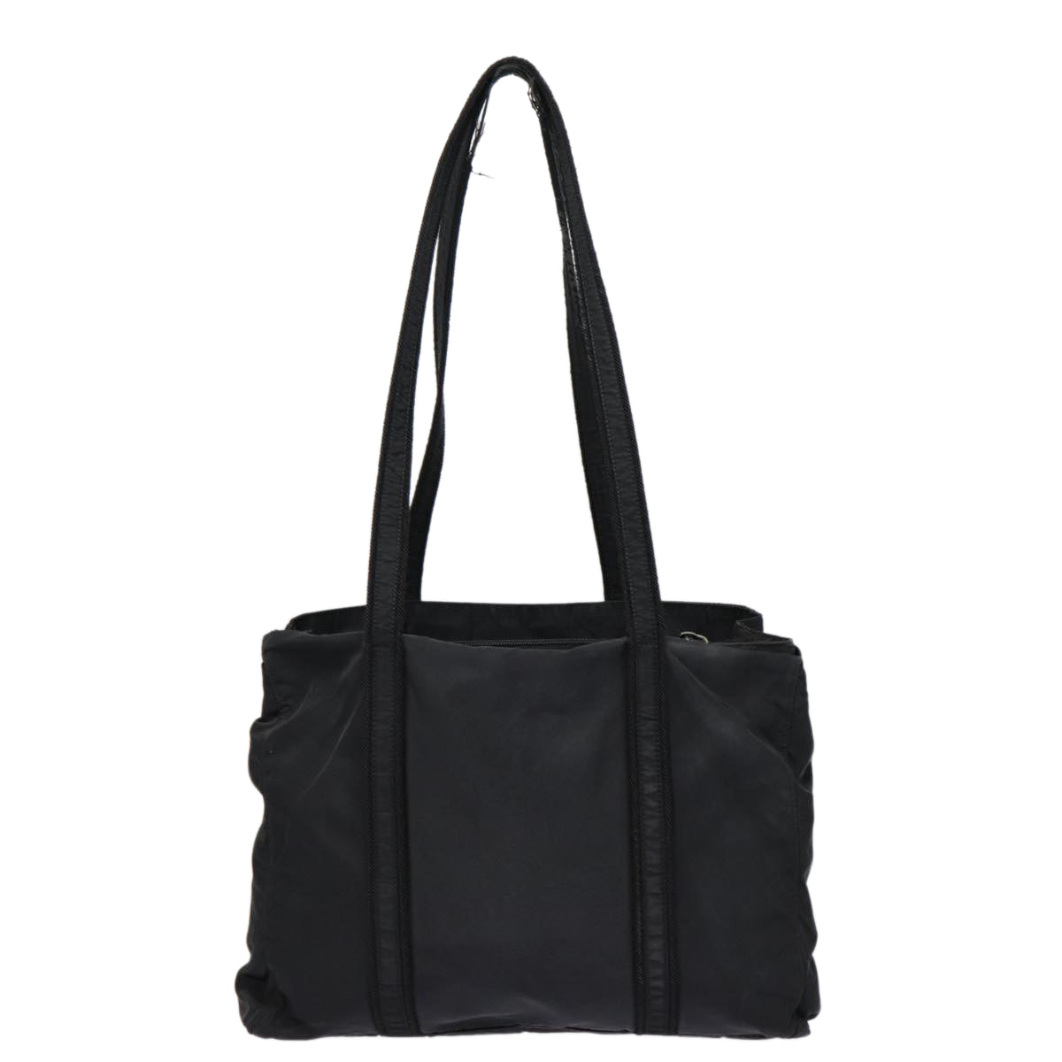 Luxury Prada Shoulder Bag Nylon Black Silver  88800