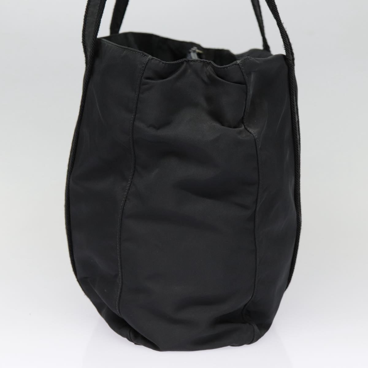 Luxury Prada Shoulder Bag Nylon Black Silver  88800