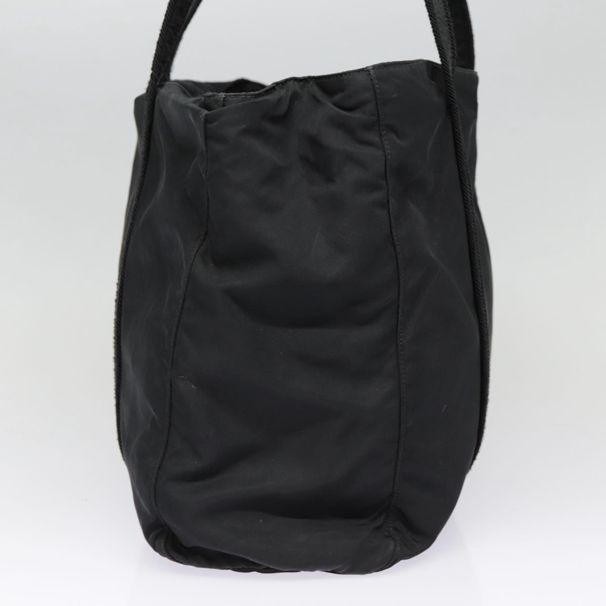 Luxury Prada Shoulder Bag Nylon Black Silver  88800