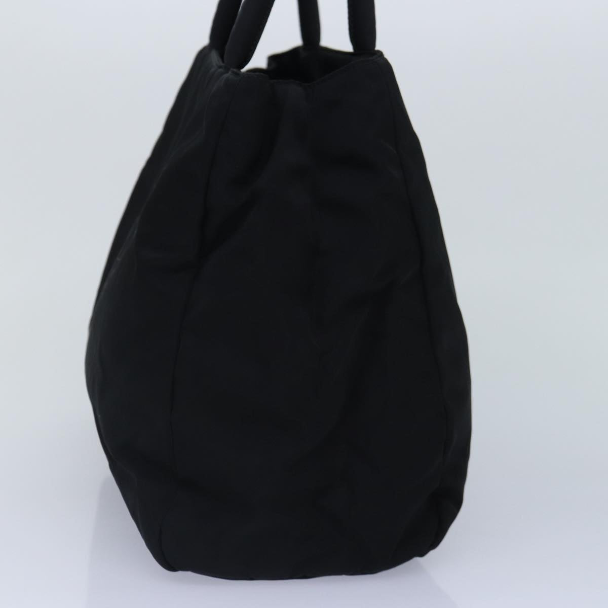Luxury Prada Hand Bag Nylon Black Silver  88803