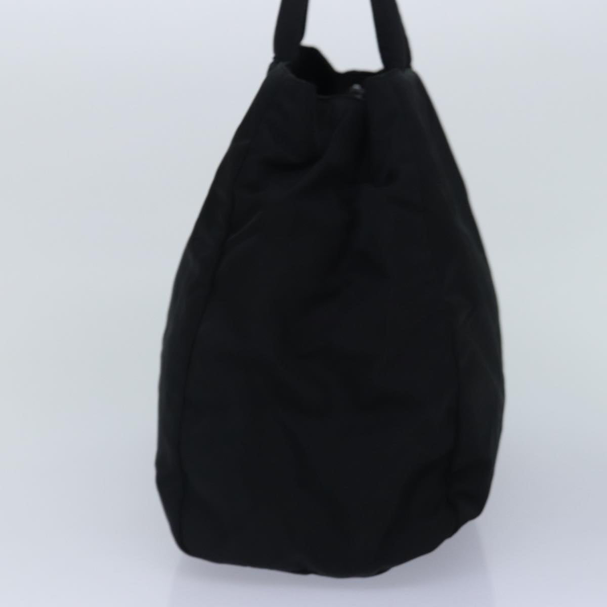 Luxury Prada Hand Bag Nylon Black Silver  88803