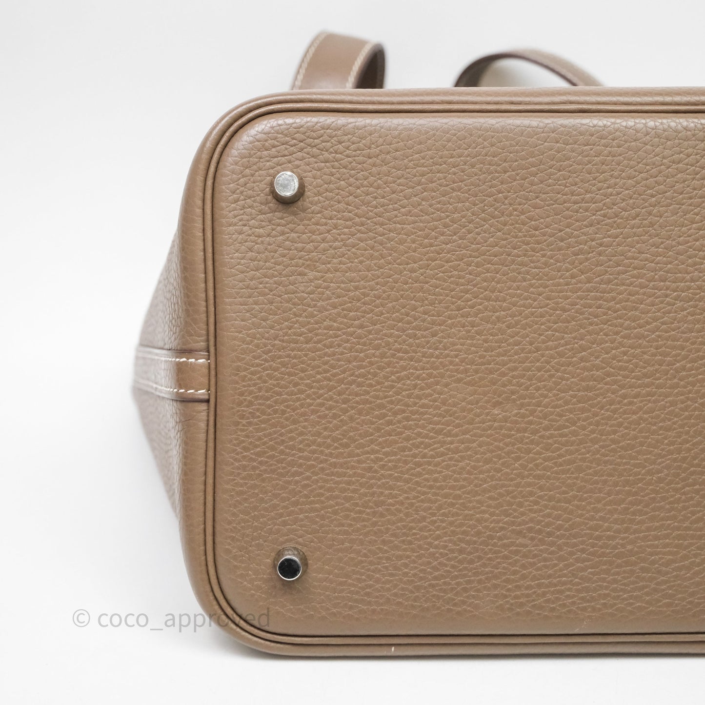 Hermès Picotin Lock 22 Etoupe Clemence Palladium Hardware