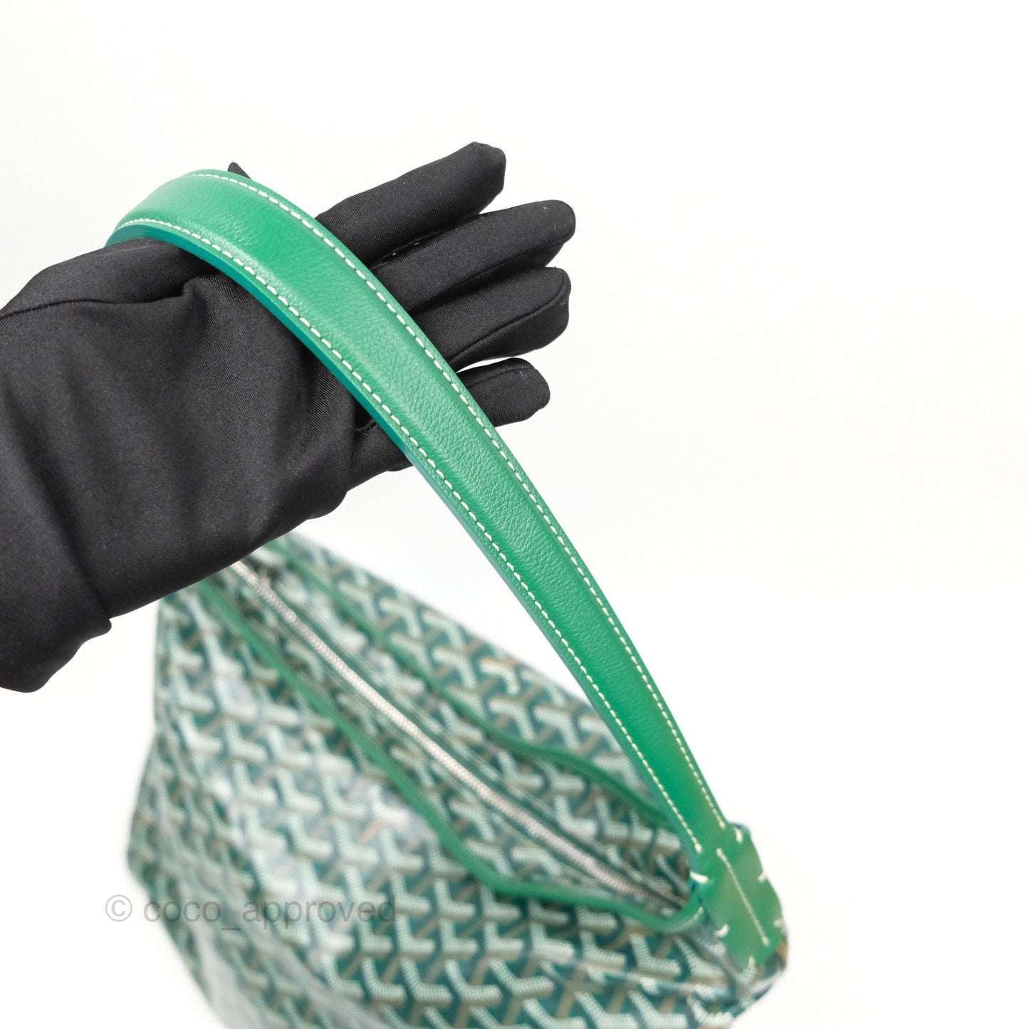 Goyard Bohème Hobo Bag Green Goyardine Canvas
