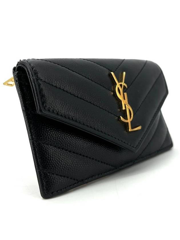 Luxury Saint Laurent Envelope zipper card wallet
