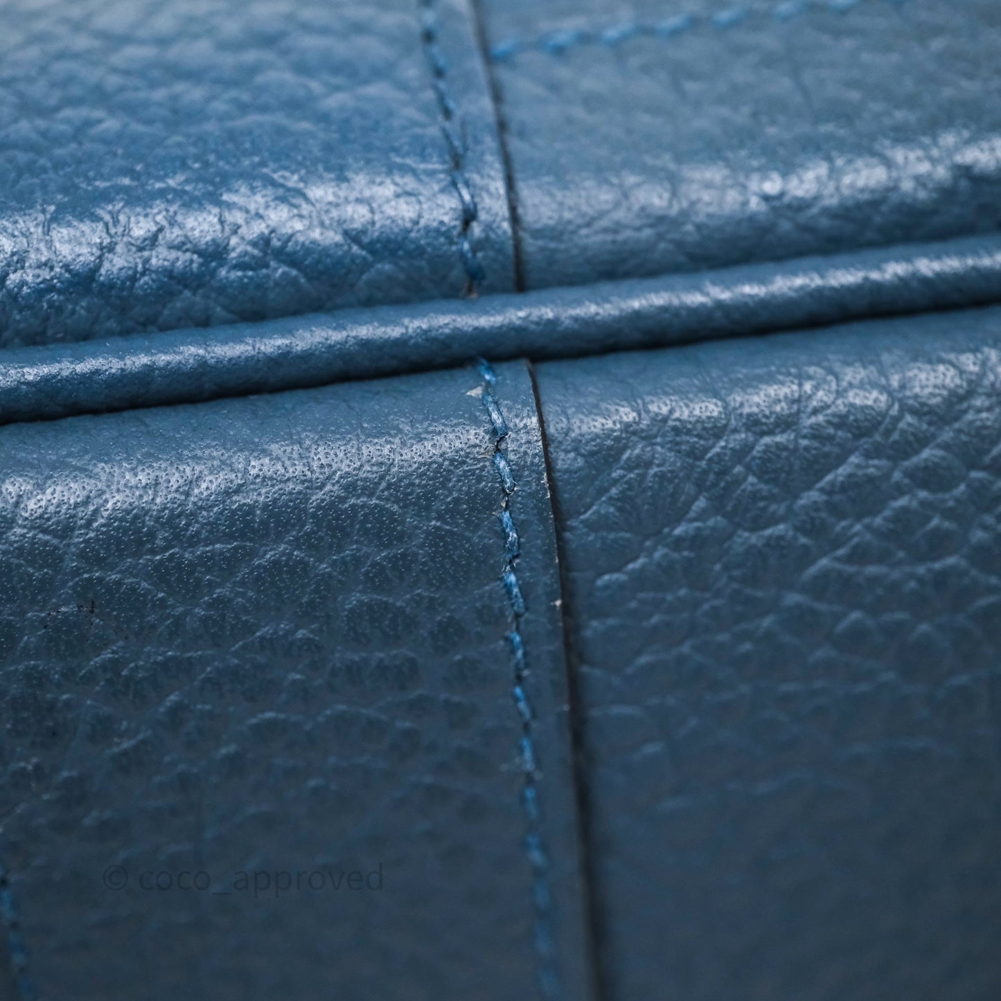 Hermès Garden Party 36 Bleu Palladium Hardware